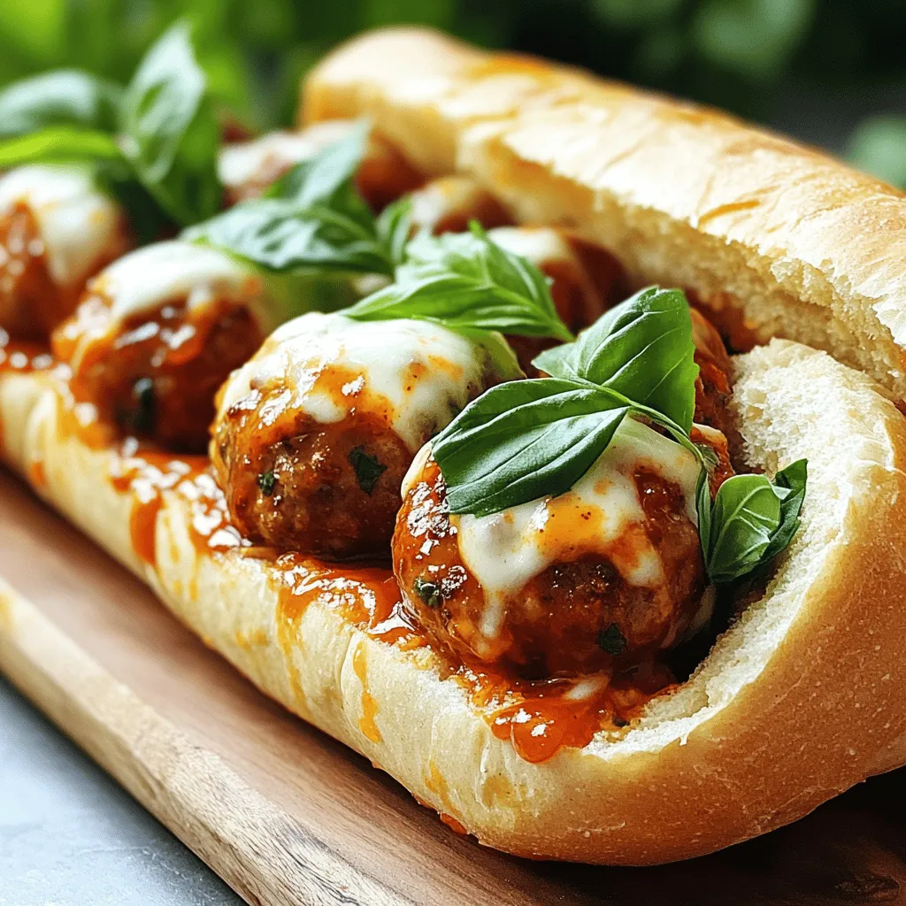 Sweet and Spicy Meatball Subs Tasty Comfort Food