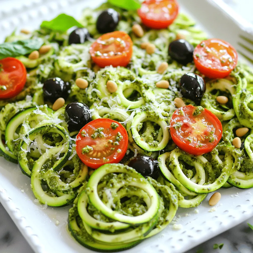 Zucchini Noodles with Pesto Fresh and Simple Recipe