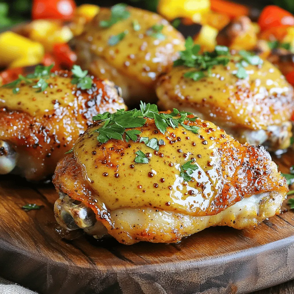 Honey Mustard Chicken Thighs Easy Dinner Delight