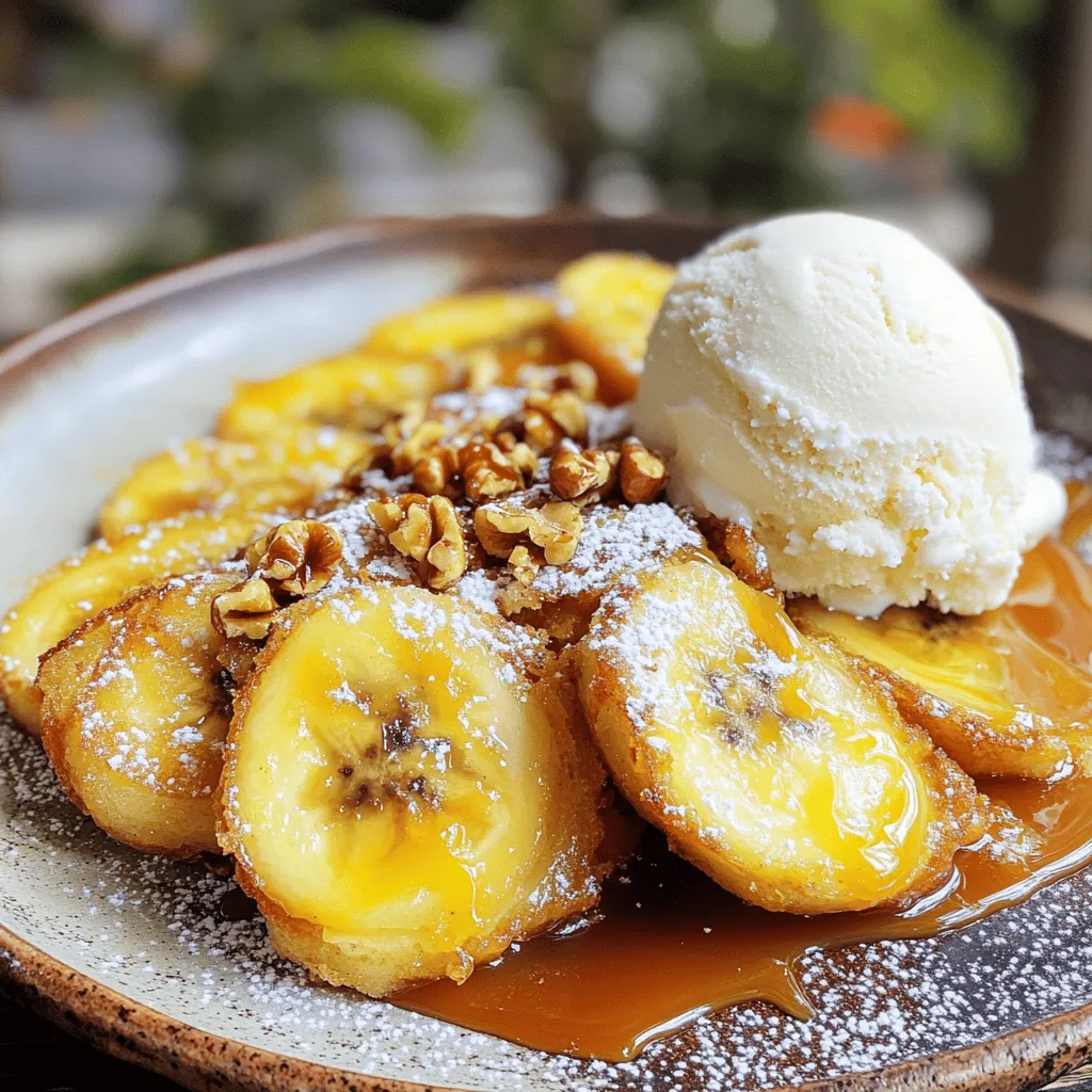 - 3 ripe bananas - 1 cup all-purpose flour - 1 tablespoon cornstarch - 1 teaspoon baking powder - ¼ teaspoon salt - ½ teaspoon ground cinnamon - ½ cup cold water - ¼ cup brown sugar - 2 tablespoons coconut oil