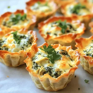 - 1 cup fresh spinach, chopped - 1 cup canned artichoke hearts, drained and chopped - 2 cloves garlic, minced - 1/2 teaspoon onion powder - 1/2 teaspoon lemon juice - Salt and pepper to taste