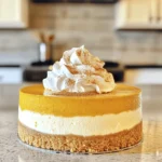 - 1 ½ cups graham cracker crumbs - 2 cups cream cheese, softened - 1 cup pumpkin puree - 3 large eggs - 1 cup sour cream