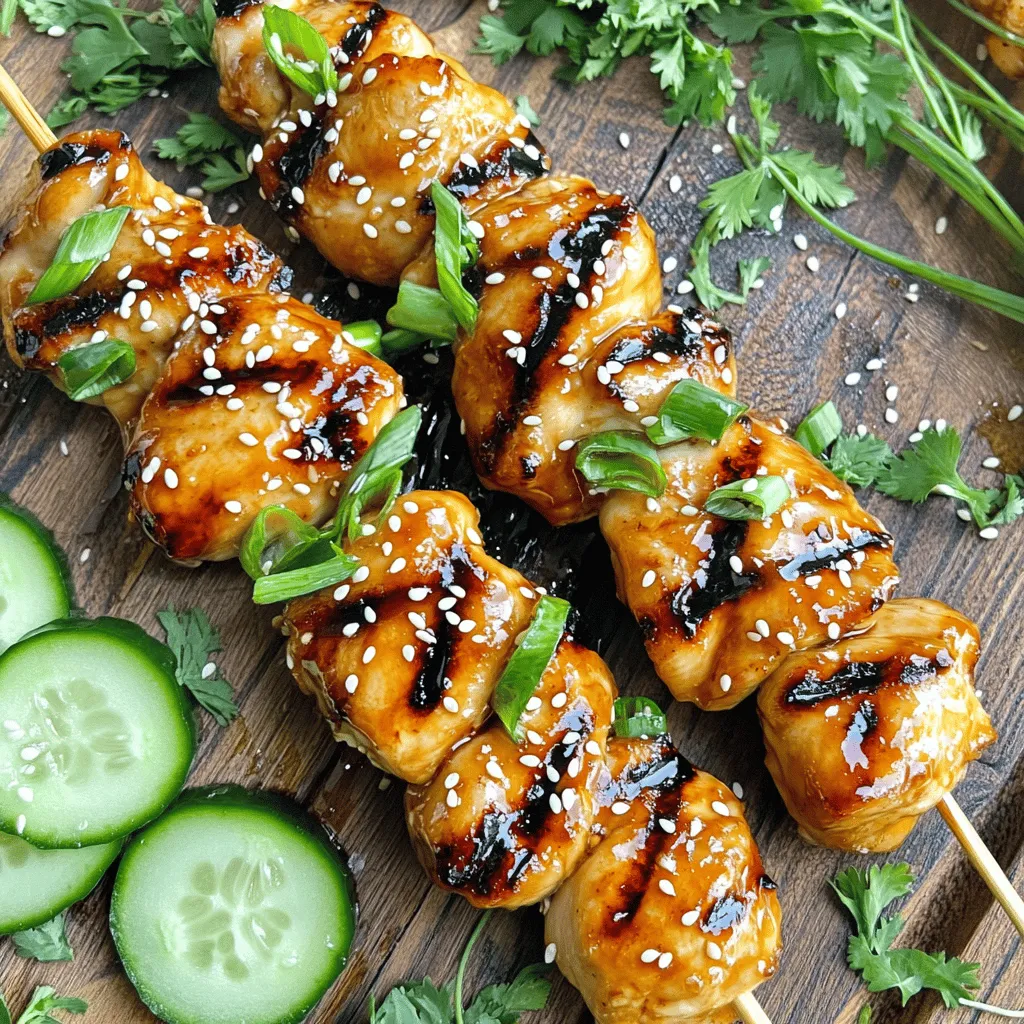 Teriyaki Chicken Skewers Flavorful Grilling Delight