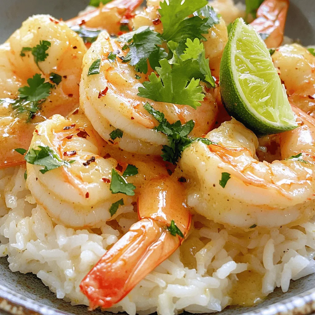 Coconut Lime Shrimp Zesty and Flavorful Delight