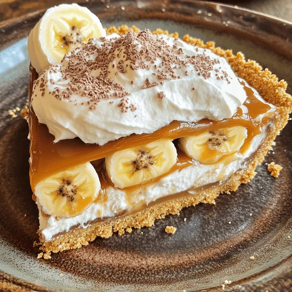 To make an easy and delicious banoffee pie, you need a few simple ingredients. Here is a list of what you will need:
