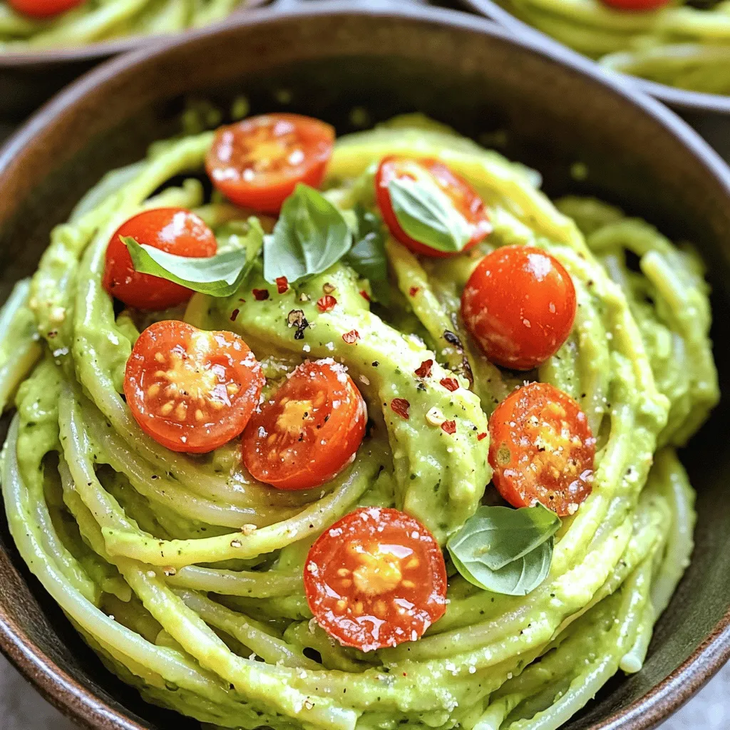 Creamy Avocado Pasta Simple and Tasty Recipe