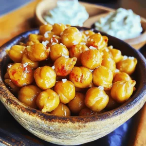 - 1 can (15 oz) chickpeas, drained and rinsed - 2 tablespoons olive oil - 1 tablespoon honey or maple syrup - 1 teaspoon smoked paprika - 1/2 teaspoon cayenne pepper (adjust to taste) - 1 teaspoon garlic powder - 1/2 teaspoon ground cumin - Salt and pepper to taste - Additional spices for customization (e.g., chili powder, turmeric) - Fresh herbs for garnish (e.g., parsley or cilantro) - Nutritional yeast for a cheesy flavor Sweet and spicy roasted chickpeas are fun to make and eat. You will need a few simple ingredients. First, grab a can of chickpeas. Drain and rinse them well to remove any residue. This step is key for achieving a crispy texture. Next, you will need olive oil to help the spices stick. Honey or maple syrup adds a touch of sweetness. Smoked paprika gives a rich flavor, while cayenne pepper adds heat. Adjust the amount of cayenne to fit your taste. Garlic powder and ground cumin round out the flavor profile. Don’t forget salt and pepper! You can tweak these amounts based on what you like. For extra creativity, think about adding optional spices. Chili powder or turmeric can change the flavor completely. Fresh herbs can also add a nice touch. Some people enjoy a sprinkle of nutritional yeast for a cheesy twist. This is a great recipe to share with friends and family. The full recipe is easy to follow, and everyone can enjoy the delicious crunch of these roasted chickpeas! - Preheat oven to 400°F (200°C). - Pat chickpeas dry with a kitchen towel. This helps them get nice and crispy. - Combine spices and oil in a bowl. - Mix until fully incorporated. You want each chickpea to be well-coated. - Toss chickpeas in the spice mixture. Make sure they are evenly covered. - Spread evenly on a baking sheet. This allows them to roast well. - Roast for 25-30 minutes, stirring halfway. Watch them turn golden brown and crunchy. Follow the Full Recipe for exact measurements and tips. Enjoy the process and the tasty results! To get the best crunch, start by making sure your chickpeas are fully dried. After rinsing, spread them on a clean towel and pat them dry. This step is key to getting that desirable crunch. Also, avoid overcrowding the baking sheet. Give those chickpeas space to breathe. If they are too close together, they will steam instead of roast, leading to a soggy snack. You can customize the spice levels to match your taste. If you love heat, add more cayenne pepper. For a milder flavor, cut back on it. You can also experiment with different sweeteners, such as agave syrup. This allows you to find the perfect balance between sweet and spicy for your palate. Pair your roasted chickpeas with dips like tzatziki or hummus. The coolness of the dip complements the heat of the chickpeas nicely. You can also serve them as a salad topping for a crunchy texture. They make a great snack on their own, too. Enjoy them any way you like! For the full recipe, check out the details above. {{image_2}} You can play with flavors for your roasted chickpeas. Here are two fun ideas: - Sweet Cinnamon Variation: Mix some cinnamon and sugar into your spice mix. This brings a warm and sweet twist to the dish. It’s like dessert in a crunchy form! - Savory Herb Variation: Instead of the sweet mix, go for Italian seasoning or fresh rosemary. This gives a nice herbal taste that pairs well with the chickpeas. You can easily adjust this recipe to fit different diets: - Vegan modifications: Use maple syrup instead of honey. This keeps it sweet and vegan-friendly. - Gluten-free options: This recipe is already gluten-free, so it’s perfect for anyone avoiding gluten. These roasted chickpeas make great additions to many meals: - Using as a protein boost in grain bowls: Toss these crunchy chickpeas into your grain bowls. They add protein and crunch. - Snacking option for movie nights: Serve them as a fun snack while watching a movie. They are healthier than chips and just as tasty! For the full recipe, check out the Sweet and Spicy Roasted Chickpeas section. To keep your sweet and spicy roasted chickpeas fresh, store them in an airtight container. This helps maintain their crunch. They are best consumed within 3-5 days. After this time, they may lose their crispiness and flavor. If you want to enjoy them again, you can reheat chickpeas. Place them in the oven for a few minutes. This helps them regain their crunch. Avoid using the microwave. It may make them soggy, and that's not fun. You can freeze chickpeas before roasting for later use. Make sure to package them properly to prevent freezer burn. Use freezer bags or containers. When you’re ready to eat, just thaw and roast according to the [Full Recipe]. This way, you can enjoy a tasty snack anytime! Sweet and spicy roasted chickpeas can last about 3 to 5 days when stored properly. To keep them fresh, place them in an airtight container at room temperature. They may lose some crunch over time, but they will still taste great. Yes, you can make these chickpeas in advance! Prepare them ahead of time and store them in an airtight container. If you want to enjoy them fresh, roast them just before serving. This way, you keep that delightful crunch. There are many fun ways to serve these chickpeas! Here are some ideas: - Pair them with tzatziki or hummus for a tasty dip. - Sprinkle them on top of salads for added crunch. - Mix them into grain bowls for extra protein. - Enjoy them as a stand-alone snack while watching a movie. The options are endless! For the full recipe, check out the Sweet and Spicy Roasted Chickpeas section. Sweet and spicy roasted chickpeas are simple to make and very tasty. You learned about the main ingredients, how to prepare and roast them, and tips for the best results. Experiment with flavors and serving ideas to enjoy these chickpeas in various ways. They are great for snacking or as meal toppings. Store leftovers well and reheat correctly for a crispy treat. Enjoy making your own versions, and remember, the fun is in the cooking!