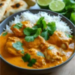 - 1.5 lbs boneless chicken thighs - 1 medium onion - 3 cloves garlic - 1 tablespoon ginger The main ingredients form the heart of your Chicken Tikka Masala. The chicken thighs give great flavor and tenderness. Onions, garlic, and ginger add depth. Together, they create a rich base for the dish. - 2 tablespoons garam masala - 1 tablespoon ground cumin - 1 tablespoon ground coriander - 1 teaspoon turmeric powder Spices are key to this recipe. Garam masala brings warmth and depth. Ground cumin and coriander add earthiness. Turmeric gives a nice color and health benefits. Adjust the spices to suit your taste. - 1 can crushed tomatoes - 1 cup coconut milk - Fresh cilantro for garnish Crushed tomatoes give the sauce its body and tang. Coconut milk adds creaminess and balances spice. Fresh cilantro brightens the dish. For the full recipe, follow the steps to make this delightful meal. First, turn the Instant Pot to the Sauté mode. Add 2 tablespoons of vegetable oil. Then, add 1 medium onion, finely chopped. Sauté the onion for about 3-4 minutes. You want it to become soft and translucent. Next, stir in 3 cloves of minced garlic and 1 tablespoon of grated ginger. Cook them for 1-2 minutes. You should smell the wonderful aroma filling your kitchen. Now, it's time to add the star of the dish: the chicken! Take 1.5 lbs of boneless chicken thighs, cut into bite-sized pieces. Combine the chicken with spices. Sprinkle 2 tablespoons of garam masala, 1 tablespoon of ground cumin, 1 tablespoon of ground coriander, 1 teaspoon of turmeric powder, 1 teaspoon of cayenne pepper, and salt to taste over the chicken. Stir well to coat each piece evenly. Next, pour in 1 can of crushed tomatoes and 1 cup of coconut milk. Stir everything together until well mixed. Close the lid of the Instant Pot. Set it to Manual high pressure for 10 minutes. Once the cooking cycle ends, do not rush! Allow the pot to naturally release pressure for 5 minutes. After that, do a quick release for any remaining pressure. Open the lid and stir the chicken tikka masala well. Taste and adjust the seasoning if needed. Enjoy serving this flavorful dish over cooked basmati rice, garnished with fresh cilantro. To make your Chicken Tikka Masala just right, you can adjust the spice levels. If you like more heat, add extra cayenne pepper. For a milder dish, reduce the cayenne. Taste as you go to find your perfect balance. For the sauce consistency, you may want it thicker or thinner. If it’s too thin, let it simmer longer with the lid off. If it’s too thick, add a splash of water or coconut milk. Stir until you reach your desired texture. Sautéing in the Instant Pot is key to building flavor. Start by heating the vegetable oil. Add the onion and cook until it’s soft. This step adds depth to your dish. When cooking is done, let the pressure release naturally. This step allows the flavors to meld together and keeps the chicken juicy. It takes patience but is well worth the wait. Pair your Chicken Tikka Masala with basmati rice. The rice soaks up all the delicious sauce. For a pretty presentation, serve in a deep bowl. Add extra cilantro on top for color. You can also include lime wedges on the side. They add a fresh kick. Warm naan or pita bread is great for dipping, too. Find the Full Recipe to create this delightful dish! {{image_2}} If you want a vegetarian version of Chicken Tikka Masala, try tofu or chickpeas. Tofu works well because it soaks up the sauce. Use firm tofu, cut into cubes. If you like chickpeas, drain and rinse a can of them. They add protein and texture. You can follow the same steps in the recipe. Just replace the chicken with your choice. To change the spice level, adjust the cayenne and garam masala. If you want it milder, cut back on both. Start with half a teaspoon of cayenne. You can always add more later if you want extra heat. Taste as you go, and find the right balance for your palate. Incorporating vegetables makes the dish even better. Spinach is a great option because it wilts down nicely. You can add it during the last few minutes of cooking. Bell peppers also work well. Chop them into bite-sized pieces and add them when you mix in the chicken. This will add color and nutrition to your meal. Store leftover Chicken Tikka Masala in an airtight container. Let the dish cool down first. It stays fresh for up to three days. Always label the container with the date. This helps you track how long it has been in the fridge. To freeze Chicken Tikka Masala, use a freezer-safe container. Portion it into smaller servings. This makes it easier to thaw just what you need. You can freeze it for up to three months. Make sure to leave space at the top of the container. The dish will expand as it freezes. Reheat Chicken Tikka Masala on the stovetop for the best flavor. Use low heat and stir often to prevent sticking. You can also use the microwave. Heat it in 30-second intervals, stirring in between. Add a splash of water or coconut milk if it seems dry. This keeps the dish creamy and tasty. Yes, you can! If you don’t have an Instant Pot, use a stove or slow cooker. For the stove, follow these steps: - Sauté the onions, garlic, and ginger in a pot. - Add chicken and spices, then cook until chicken is browned. - Stir in tomatoes and coconut milk. - Simmer for 20-30 minutes until chicken is cooked through. For a slow cooker, combine all ingredients and cook on low for 6 hours or high for 3 hours. Both methods will yield tasty Chicken Tikka Masala. Chicken Tikka Masala pairs well with several sides. Here are some great options: - Basmati rice: This classic pairing soaks up the sauce. - Naan or pita bread: Use these to scoop up the dish. - Fresh salad: A light salad can balance the rich flavors. - Roasted vegetables: Adds color and extra nutrition. You can mix and match these sides for a perfect meal. The total time to cook Chicken Tikka Masala is about 35 minutes. Here’s the breakdown: - Prep time: 15 minutes to chop and measure. - Cook time: 10 minutes in the Instant Pot. - Natural release: 5 minutes for pressure to drop. This quick cooking time makes it a great weeknight dish! You can find the full recipe for Instant Pot Chicken Tikka Masala in the detailed cooking instructions provided earlier. This will guide you step-by-step through the cooking process. This article covered Chicken Tikka Masala from ingredients to cooking methods. You learned about the key ingredients, spices, and steps to create a delicious dish. Plus, I shared tips for perfecting flavor and offered variations for different diets. Remember to store leftovers properly for later enjoyment. With this knowledge, you can impress anyone at your table. Enjoy cooking and experimenting with this classic dish!