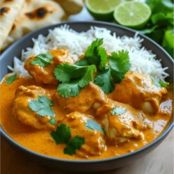 - 1.5 lbs boneless chicken thighs - 1 medium onion - 3 cloves garlic - 1 tablespoon ginger The main ingredients form the heart of your Chicken Tikka Masala. The chicken thighs give great flavor and tenderness. Onions, garlic, and ginger add depth. Together, they create a rich base for the dish. - 2 tablespoons garam masala - 1 tablespoon ground cumin - 1 tablespoon ground coriander - 1 teaspoon turmeric powder Spices are key to this recipe. Garam masala brings warmth and depth. Ground cumin and coriander add earthiness. Turmeric gives a nice color and health benefits. Adjust the spices to suit your taste. - 1 can crushed tomatoes - 1 cup coconut milk - Fresh cilantro for garnish Crushed tomatoes give the sauce its body and tang. Coconut milk adds creaminess and balances spice. Fresh cilantro brightens the dish. For the full recipe, follow the steps to make this delightful meal. First, turn the Instant Pot to the Sauté mode. Add 2 tablespoons of vegetable oil. Then, add 1 medium onion, finely chopped. Sauté the onion for about 3-4 minutes. You want it to become soft and translucent. Next, stir in 3 cloves of minced garlic and 1 tablespoon of grated ginger. Cook them for 1-2 minutes. You should smell the wonderful aroma filling your kitchen. Now, it's time to add the star of the dish: the chicken! Take 1.5 lbs of boneless chicken thighs, cut into bite-sized pieces. Combine the chicken with spices. Sprinkle 2 tablespoons of garam masala, 1 tablespoon of ground cumin, 1 tablespoon of ground coriander, 1 teaspoon of turmeric powder, 1 teaspoon of cayenne pepper, and salt to taste over the chicken. Stir well to coat each piece evenly. Next, pour in 1 can of crushed tomatoes and 1 cup of coconut milk. Stir everything together until well mixed. Close the lid of the Instant Pot. Set it to Manual high pressure for 10 minutes. Once the cooking cycle ends, do not rush! Allow the pot to naturally release pressure for 5 minutes. After that, do a quick release for any remaining pressure. Open the lid and stir the chicken tikka masala well. Taste and adjust the seasoning if needed. Enjoy serving this flavorful dish over cooked basmati rice, garnished with fresh cilantro. To make your Chicken Tikka Masala just right, you can adjust the spice levels. If you like more heat, add extra cayenne pepper. For a milder dish, reduce the cayenne. Taste as you go to find your perfect balance. For the sauce consistency, you may want it thicker or thinner. If it’s too thin, let it simmer longer with the lid off. If it’s too thick, add a splash of water or coconut milk. Stir until you reach your desired texture. Sautéing in the Instant Pot is key to building flavor. Start by heating the vegetable oil. Add the onion and cook until it’s soft. This step adds depth to your dish. When cooking is done, let the pressure release naturally. This step allows the flavors to meld together and keeps the chicken juicy. It takes patience but is well worth the wait. Pair your Chicken Tikka Masala with basmati rice. The rice soaks up all the delicious sauce. For a pretty presentation, serve in a deep bowl. Add extra cilantro on top for color. You can also include lime wedges on the side. They add a fresh kick. Warm naan or pita bread is great for dipping, too. Find the Full Recipe to create this delightful dish! {{image_2}} If you want a vegetarian version of Chicken Tikka Masala, try tofu or chickpeas. Tofu works well because it soaks up the sauce. Use firm tofu, cut into cubes. If you like chickpeas, drain and rinse a can of them. They add protein and texture. You can follow the same steps in the recipe. Just replace the chicken with your choice. To change the spice level, adjust the cayenne and garam masala. If you want it milder, cut back on both. Start with half a teaspoon of cayenne. You can always add more later if you want extra heat. Taste as you go, and find the right balance for your palate. Incorporating vegetables makes the dish even better. Spinach is a great option because it wilts down nicely. You can add it during the last few minutes of cooking. Bell peppers also work well. Chop them into bite-sized pieces and add them when you mix in the chicken. This will add color and nutrition to your meal. Store leftover Chicken Tikka Masala in an airtight container. Let the dish cool down first. It stays fresh for up to three days. Always label the container with the date. This helps you track how long it has been in the fridge. To freeze Chicken Tikka Masala, use a freezer-safe container. Portion it into smaller servings. This makes it easier to thaw just what you need. You can freeze it for up to three months. Make sure to leave space at the top of the container. The dish will expand as it freezes. Reheat Chicken Tikka Masala on the stovetop for the best flavor. Use low heat and stir often to prevent sticking. You can also use the microwave. Heat it in 30-second intervals, stirring in between. Add a splash of water or coconut milk if it seems dry. This keeps the dish creamy and tasty. Yes, you can! If you don’t have an Instant Pot, use a stove or slow cooker. For the stove, follow these steps: - Sauté the onions, garlic, and ginger in a pot. - Add chicken and spices, then cook until chicken is browned. - Stir in tomatoes and coconut milk. - Simmer for 20-30 minutes until chicken is cooked through. For a slow cooker, combine all ingredients and cook on low for 6 hours or high for 3 hours. Both methods will yield tasty Chicken Tikka Masala. Chicken Tikka Masala pairs well with several sides. Here are some great options: - Basmati rice: This classic pairing soaks up the sauce. - Naan or pita bread: Use these to scoop up the dish. - Fresh salad: A light salad can balance the rich flavors. - Roasted vegetables: Adds color and extra nutrition. You can mix and match these sides for a perfect meal. The total time to cook Chicken Tikka Masala is about 35 minutes. Here’s the breakdown: - Prep time: 15 minutes to chop and measure. - Cook time: 10 minutes in the Instant Pot. - Natural release: 5 minutes for pressure to drop. This quick cooking time makes it a great weeknight dish! You can find the full recipe for Instant Pot Chicken Tikka Masala in the detailed cooking instructions provided earlier. This will guide you step-by-step through the cooking process. This article covered Chicken Tikka Masala from ingredients to cooking methods. You learned about the key ingredients, spices, and steps to create a delicious dish. Plus, I shared tips for perfecting flavor and offered variations for different diets. Remember to store leftovers properly for later enjoyment. With this knowledge, you can impress anyone at your table. Enjoy cooking and experimenting with this classic dish!