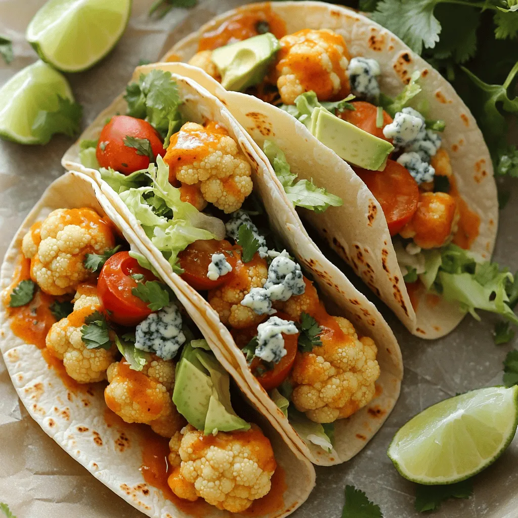 Buffalo Cauliflower Tacos Flavorful and Easy Meal