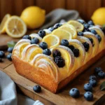 To make the best Lemon Blueberry Bread, gather these ingredients: - 1 ½ cups all-purpose flour - ½ teaspoon baking powder - ½ teaspoon baking soda - ¼ teaspoon salt - ½ cup unsalted butter, softened - 1 cup granulated sugar - 2 large eggs - Zest from 1 lemon - ¼ cup fresh lemon juice - 1 teaspoon vanilla extract - 1 cup fresh blueberries (or frozen, if in season) - Optional: Powdered sugar for dusting You can play with some ingredients to suit your taste. Here are some ideas: - Use Greek yogurt instead of butter for a lighter bread. - Swap half the sugar for honey for a unique twist. - Add nuts like walnuts or pecans for added crunch. - Mix in a bit of almond extract instead of vanilla for extra flavor. - Flour: Use all-purpose flour for a light texture. Measure it correctly for the best results. - Butter: Soften your butter fully for easy mixing. This helps create a fluffy batter. - Lemon: Fresh lemons give the best flavor. Zest before juicing for maximum taste. - Blueberries: If you use frozen blueberries, add them straight from the freezer to avoid a soggy batter. - Baking: Be sure to preheat your oven. This step is key for even baking. This recipe comes together quickly and gives you a delightful bread that’s fresh and tangy. For the full recipe, check the details above. Enjoy your baking! To start, preheat your oven to 350°F (175°C). Grease a 9x5 inch loaf pan and set it aside. Next, in a medium bowl, whisk together the flour, baking powder, baking soda, and salt. This blends the dry ingredients well. In a large bowl, cream the softened butter and sugar until it feels light and fluffy. This takes about 3 to 4 minutes. Add the eggs one at a time. Mix well after each egg. Then, stir in the lemon zest, lemon juice, and vanilla extract. Make sure everything is well combined. Now, take the dry mix and slowly add it into the wet mix. Stir just until the flour disappears. Overmixing can make the bread tough. Gently fold in the blueberries. This helps keep them whole and evenly spread in the batter. Pour the batter into the loaf pan. Smooth it out evenly. Bake in the oven for 60 to 70 minutes. It’s done when a toothpick comes out clean from the center. After baking, let it cool in the pan for about 10 minutes. Then, move it to a wire rack to cool completely. If you like, dust powdered sugar on top before serving. - Preheating: Always preheat your oven. It helps the bread rise well. - Creaming Butter and Sugar: Beat them until fluffy. This adds air and makes your bread lighter. - Adding Eggs: Mix each egg in fully. This ensures a smooth batter. - Folding in Blueberries: Do this gently. You want them intact for bursts of flavor. - Checking Doneness: Use a toothpick. If it’s clean, your bread is ready. - Not Preheating: Skipping this step can lead to uneven baking. - Overmixing the Batter: This can make your bread dense instead of fluffy. - Skipping the Cooling Step: Letting it cool helps set the texture and makes slicing easier. - Not Using Fresh Ingredients: Always check your baking powder and baking soda. Fresh ingredients yield the best results. Following these steps ensures you create a delicious Lemon Blueberry Bread that is both flavorful and easy to make. For the complete recipe, refer to the Full Recipe section. To make your lemon blueberry bread shine, use fresh ingredients. Fresh blueberries burst with flavor. Zest your lemon right before use for the best taste. When mixing, fold in the blueberries gently. This keeps them intact and avoids a blue batter. Always preheat your oven for even baking. Store your bread in an airtight container. It stays fresh for up to four days. For longer storage, wrap it tightly and freeze. To thaw, leave it in the fridge overnight. You can also slice it before freezing for easy servings. For a soft crumb, do not overmix the batter. Mix just until you see no dry flour. This helps keep your bread light and fluffy. Room temperature eggs and butter blend better. They create a smooth batter and trap air for rise. If you want a crusty top, bake a few minutes longer. {{image_2}} You can change the flavors in your lemon blueberry bread for fun. Try adding a swirl of cream cheese for a rich taste. You can also mix in some almond extract for a nutty twist. If you like spice, add a pinch of cinnamon or nutmeg. Each of these flavors brings a new life to the bread. Making this bread gluten-free is easy. Just swap the all-purpose flour for a gluten-free blend. Make sure your blend has xanthan gum to help with texture. Keep the rest of the recipe the same. The bread will still taste bright and delicious. Add-ins can make your lemon blueberry bread even better. Consider mixing in chopped nuts or shredded coconut. For a special touch, sprinkle some coarse sugar on top before baking. This gives a nice crust. You can also top the bread with a lemon glaze after it cools. Just mix powdered sugar with lemon juice for a sweet finish. Check out the Full Recipe for more tips and tricks! To keep your lemon blueberry bread fresh, store it in an airtight container. This helps to retain moisture. Place the bread at room temperature for up to three days. If you want it to last longer, consider refrigeration. Just make sure to wrap it well to avoid drying out. You can freeze your lemon blueberry bread for later use. Wrap it tightly in plastic wrap, then place it in a freezer bag. This helps to prevent freezer burn. It will stay fresh for about three months. When you are ready to enjoy it, thaw it overnight in the fridge. To reheat your lemon blueberry bread, slice it first. You can use a toaster or an oven. Heat at 350°F (175°C) for about 10 minutes. This warms it up nicely and brings back that fresh-baked taste. Enjoy with a pat of butter or a sprinkle of powdered sugar for a delightful treat! If you can't find fresh blueberries, you can use frozen ones. They work well in this recipe. Just make sure to fold them in gently. You can also try raspberries or chopped strawberries for a new twist. To make mini loaves, divide the batter into smaller pans. Use two or three mini loaf pans. Bake them for about 30 to 40 minutes. Keep an eye on them, as they may bake faster than a full loaf! Yes, you can! Lime or orange zest and juice can replace lemon. Each will give a unique flavor. Experiment with your favorite citrus for a fun change. Lemon blueberry bread is simple and fun to make. We covered key ingredients, step-by-step instructions, and helpful tips to ensure success. You can explore tasty variations and learn how to store it perfectly. Remember, practice makes perfect. Don’t hesitate to experiment with flavors and textures. This recipe is versatile and can fit many needs. Enjoy your baking journey and share your tasty results with friends!