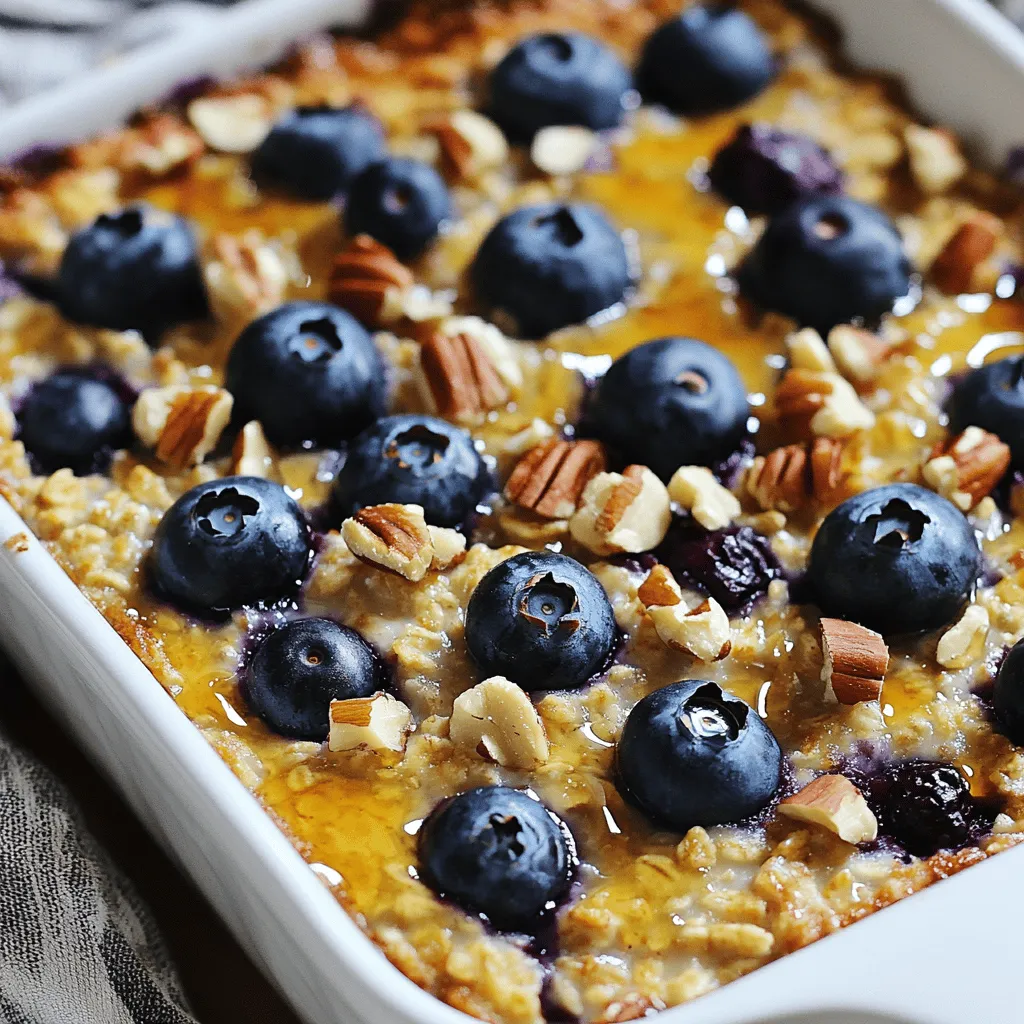 Irresistible Blueberry Oatmeal Bake Simple Recipe