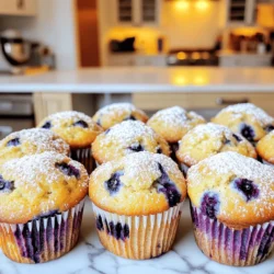 For these muffins, I recommend using gluten-free all-purpose flour. This flour blend works well because it mimics the texture of regular flour. You can also try almond flour or oat flour for a different taste. Just remember, not all gluten-free flours are the same. Some may absorb more liquid than others. I often use coconut sugar in this recipe. It gives a lovely caramel flavor and is less processed. You can swap it for any granulated sweetener you like, such as cane sugar or brown sugar. Just keep in mind that different sweeteners may change the taste slightly. To boost flavor, I like adding lemon zest. It brightens the muffins and pairs perfectly with blueberries. You can also add chopped nuts like walnuts or pecans for crunch. A sprinkle of cinnamon or nutmeg can add warmth too. For a fun twist, try mixing in some dark chocolate chips. The Full Recipe provides all these details and more to help you create the perfect snack. Start by gathering all your ingredients. This keeps your space tidy and makes cooking smooth. You need gluten-free flour, baking powder, baking soda, salt, and coconut sugar. Have the eggs, almond milk, melted coconut oil, and vanilla extract ready. Don't forget the fresh blueberries and lemon zest. If you want, chop some nuts for extra crunch. Measure everything first for best results. In one bowl, mix the dry ingredients. Whisk the gluten-free flour, baking powder, baking soda, salt, and coconut sugar together. This gets rid of lumps and blends flavors. In another bowl, beat the eggs. Add almond milk, melted coconut oil, vanilla extract, and lemon zest. Stir until it looks smooth. Gradually pour the wet mix into the dry mix. Stir gently to combine. A few lumps are fine; don't overmix. Fill the muffin tin with the batter, about ¾ full for each cup. This helps them rise nicely. Bake at 350°F (175°C) for 18 to 20 minutes. Check with a toothpick; it should come out clean. Let the muffins cool in the tin for 5 minutes. Then, transfer them to a wire rack to cool completely. These steps help make your muffins fluffy and delicious. For the full recipe, check the section above. To make your muffins fluffy, use the right gluten-free flour. A good blend helps. Mix your dry and wet ingredients gently. Overmixing makes muffins dense. Adding the eggs one at a time helps too. Let the batter rest for a few minutes. This gives the flour time to absorb moisture. One big mistake is using expired baking powder or baking soda. Always check the dates. Don't skip the lemon zest; it brightens the flavor. If you use frozen blueberries, don’t thaw them first. This keeps the batter from turning blue. Lastly, don’t open the oven door too soon. It can cause your muffins to sink. After baking, let the muffins cool in the tin for five minutes. This helps them set. Move them to a wire rack to cool completely. Serve warm for the best taste. Try adding a sprinkle of powdered sugar on top. These muffins pair nicely with Greek yogurt or a cup of tea. For a fun twist, top them with chopped nuts or coconut flakes. Enjoy these muffins fresh from the oven or store them for later. For the full recipe, click here. {{image_2}} You can easily make these muffins vegan. Just replace the eggs with flax eggs. To make one flax egg, mix one tablespoon of ground flaxseed with three tablespoons of water. Let it sit for about five minutes until it thickens. Substitute your almond milk with any plant-based milk. This simple swap keeps your muffins moist and delicious. For a paleo twist, use almond flour instead of gluten-free flour. Almond flour gives a nutty flavor. You can also use honey or maple syrup as sweeteners. These options fit well in a paleo diet. Just remember to adjust the liquid in the recipe, as almond flour absorbs more moisture. Feel free to get creative with your muffins. Swap blueberries for other fruits like raspberries or chopped apples. You can also mix in nuts like pecans or walnuts for crunch. If you want to add extra flavor, try mixing in a teaspoon of cinnamon or nutmeg. Each change brings a new taste to this tasty treat. Enjoy experimenting with these variations! To keep your muffins fresh, store them in an airtight container. You can use a plastic or glass container. Place a paper towel at the bottom to absorb moisture. This helps keep the muffins soft. If you don't have a container, wrap them in plastic wrap. Store at room temperature for up to three days. For longer storage, refrigeration is an option, but it may dry them out. Freezing muffins is a great way to save them for later. First, let your muffins cool completely. Once cooled, wrap each muffin tightly in plastic wrap. This keeps air out and prevents freezer burn. Place the wrapped muffins in a freezer bag or a container. Label the bag with the date. You can freeze them for up to three months. When you want to eat one, just take it out and let it thaw at room temperature. To reheat your muffins, you have a few options. For a quick method, use the microwave. Place a muffin on a microwave-safe plate. Heat it for about 15-20 seconds. If you prefer a crispy texture, use the oven. Preheat it to 350°F (175°C). Place the muffins on a baking sheet and heat for about 5-7 minutes. This warms them up nicely while keeping the outside crisp. Enjoy your muffins warm for the best taste! Yes, you can make this recipe without eggs. Use a flaxseed meal or chia seed mix instead. To replace one egg, mix 1 tablespoon of flaxseed meal with 2.5 tablespoons of water. Let it sit for a few minutes until it gets thick. This mix works well as a binder in gluten-free recipes. The best gluten-free flour mix has a balance of textures. A mix of almond flour, coconut flour, and tapioca flour works great. You can also use a store-bought blend designed for baking. Just ensure it contains xanthan gum, which helps with texture and rise. To check if the muffins are done, insert a toothpick into the center. If it comes out clean or with a few crumbs, they are ready. If it has wet batter, bake for a few more minutes. Also, look for a golden-brown color on top. This means they are baked through. This blog post covered everything from ingredients to baking tips for delicious muffins. You learned about gluten-free flours, the right sweeteners, and flavor boosts. I shared step-by-step instructions to mix and bake perfect muffins. You also got great tips to avoid mistakes and make them fluffy. Lastly, I provided storage facts and answered common questions. Now, you can confidently bake your own tasty muffins. Enjoy trying different variations and impressing friends!