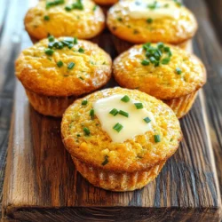 For my savory herb cornbread muffins, you will need: - 1 cup cornmeal - 1 cup all-purpose flour - 1 tablespoon baking powder - 1 teaspoon salt - 1 teaspoon sugar - ½ teaspoon black pepper - 1 teaspoon dried thyme - 1 teaspoon dried rosemary - 1 cup buttermilk (or milk with a squeeze of lemon juice) - 1 large egg - ¼ cup melted butter (or olive oil) - ½ cup shredded sharp cheddar cheese - ¼ cup chopped fresh chives (or green onions) You can easily tweak this recipe to fit your needs. Here are some options: - Gluten-Free Flour: Use a gluten-free blend for a gluten-free version. - Dairy-Free Buttermilk: Substitute with almond milk or oat milk mixed with vinegar. - Cheese Variations: Try feta or mozzarella for different flavors. To make these muffins, gather these tools: - Muffin tin - Mixing bowls - Whisk and spatula These ingredients and tools will help you create the perfect batch of savory herb cornbread muffins. For the full recipe, check the main guide above. First, you need to preheat your oven to 400°F (200°C). This step is key for even baking. While the oven heats up, prepare your muffin tin. You can line it with paper liners or grease it with cooking spray. Next, let’s mix the dry ingredients. In a large mixing bowl, combine: - 1 cup cornmeal - 1 cup all-purpose flour - 1 tablespoon baking powder - 1 teaspoon salt - 1 teaspoon sugar - ½ teaspoon black pepper - 1 teaspoon dried thyme - 1 teaspoon dried rosemary Whisk these dry ingredients together until they are well mixed. This helps ensure the muffins rise evenly. Now, let’s whisk together the wet ingredients. In a separate bowl, combine: - 1 cup buttermilk (or milk with a squeeze of lemon juice) - 1 large egg - ¼ cup melted butter (or olive oil) Whisk these until they are well combined. Pour the wet mixture into the bowl of dry ingredients. Be careful here! Use a spatula to fold the mixtures together gently. You want to combine them without overmixing. It's okay if some lumps remain. Next, gently fold in: - ½ cup shredded sharp cheddar cheese - ¼ cup chopped fresh chives (or green onions) Now, it’s time to bake! Divide the batter evenly among your muffin cups, filling each about 2/3 full. Place them in the preheated oven and bake for 15-20 minutes. To test if your muffins are done, insert a toothpick into the center of one muffin. If it comes out clean, the muffins are ready! Once baked, remove the muffins from the oven. Let them cool in the pan for 5 minutes. After that, transfer them to a wire rack to cool completely. Enjoy your Savory Herb Cornbread Muffins! For the full recipe, check the details above. To get the best muffins, avoid overmixing the batter. Mix just until you see no dry flour. Some lumps are fine. Overmixing can lead to tough muffins. To keep muffins moist, consider using buttermilk. It adds richness and flavor. You can also add melted butter or olive oil for extra moisture. You can enhance the flavor by adding more herbs. Try adding oregano, basil, or parsley. Fresh herbs can give a bright taste. For a little extra kick, add spices like cayenne pepper or smoked paprika. A pinch can elevate the flavor and make your muffins stand out. Serve your muffins warm right from the oven. Brush them with melted butter for a shiny look. For garnishing, sprinkle some fresh chives on top. This adds color and an extra burst of flavor. You can also serve them with a bowl of honey or jam on the side. Each of these tips will help you create Savory Herb Cornbread Muffins that are tasty and beautiful. For the complete recipe, check out the Full Recipe section. {{image_2}} For your savory herb cornbread muffins, you can mix up the cheese. Cheddar cheese gives a nice sharp taste. If you want more bold flavor, try blue cheese. It adds a creamy, tangy bite. For a Mediterranean twist, feta cheese works well. Feta adds a salty flavor and pairs nicely with herbs. You can even blend different cheeses for a unique taste. Herbs can change the flavor of your muffins. You can use fresh herbs instead of dried ones. Fresh chives, parsley, or basil brighten the dish. You can also customize herbs for holidays. For spring, try dill and parsley. In fall, use sage and thyme. This keeps the muffins exciting with each season. You can also change your muffins from savory to sweet. To make sweet muffins, add honey or maple syrup. Fruits like blueberries or peaches can bring sweetness. Nuts can add texture, too. Just think about what you like and mix it in. The basic recipe stays the same. You can switch flavors and enjoy a new treat. Check out the Full Recipe for more ideas! To keep your savory herb cornbread muffins fresh, store them in an airtight container. This helps retain moisture and flavor. Place a paper towel at the bottom of the container. It absorbs any excess moisture. You can also stack the muffins with parchment paper between them. This method prevents sticking. Store them at room temperature for up to three days. If you have more muffins, consider freezing them. If you want to save muffins for later, freezing is a great option. First, let them cool completely. Wrap each muffin in plastic wrap. Then, place them in a freezer-safe bag or container. Remove as much air as possible before sealing. This prevents freezer burn. You can freeze them for up to three months. When you want to enjoy a muffin, remove it from the freezer. Thaw it in the fridge overnight or at room temperature for a few hours. To reheat, place it in a microwave for about 15-30 seconds, or warm it in an oven at 350°F for about 10 minutes. Savory herb cornbread muffins stay fresh for a few days at room temperature. If stored properly, they can last up to three days. After that, they may start to lose flavor and texture. Signs of spoilage include a dry or hard texture, as well as an off smell. If you notice any mold, discard the muffins immediately. For the best taste, enjoy them fresh or freeze leftovers. Yes, you can use whole wheat flour. However, it will change the texture and flavor. Whole wheat flour makes the muffins denser and richer. If you want a lighter muffin, mix half whole wheat and half all-purpose flour. This mix keeps some lightness while adding health benefits. When using whole wheat, expect a nuttier taste that pairs well with the herbs. To help muffins rise, make sure your ingredients are at room temperature. Cold buttermilk or eggs can slow the rising process. Also, check that your baking powder is fresh. Old baking powder may not work well, and your muffins may not rise. Mix wet and dry ingredients quickly without overmixing. This keeps the batter light and airy. Absolutely! These muffins are great for meal prep. You can bake them ahead and store them in the fridge. They stay fresh for about a week. For quick reheats, wrap them in foil and heat in the oven. You can also freeze them for longer storage. Just thaw overnight in the fridge before reheating. Enjoy these muffins anytime with minimal effort. In this post, we explored how to make Savory Herb Cornbread Muffins. We covered the key ingredients, tools, and step-by-step instructions. You learned about tips for perfect texture and flavor options. I also shared how to store muffins and answered common questions. Now, you can bake delicious muffins at home! Customize them to your taste and enjoy the process. Happy baking!