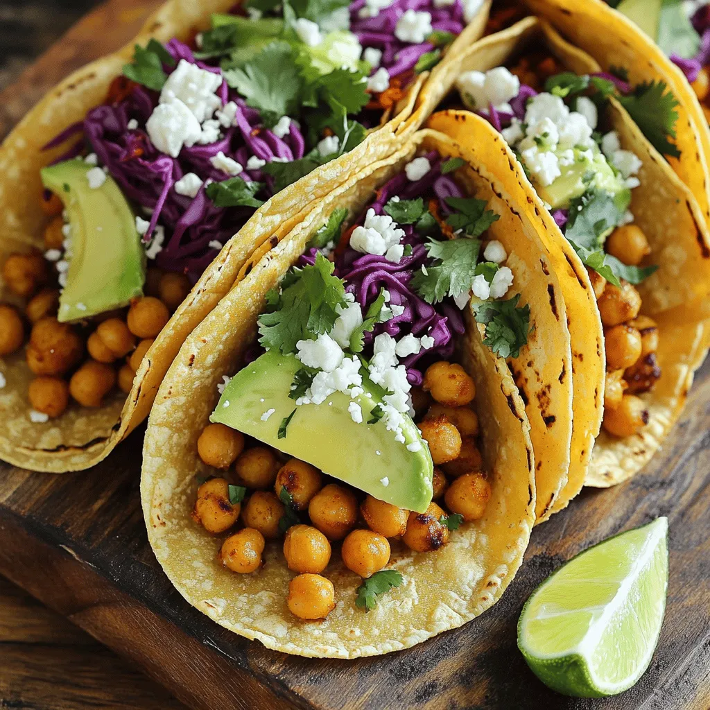 Spicy Chickpea Tacos Flavorful and Easy Meal Idea