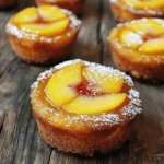 For the best flavor, use ripe, fresh peaches. You need two large peaches. Slice them thin. This helps them cook evenly and look nice on top. These are the building blocks of your mini cakes. You will need: - 1 cup all-purpose flour - 1 teaspoon baking powder - ½ teaspoon baking soda - ¼ teaspoon salt - ¼ cup unsalted butter, melted - ½ cup brown sugar - ½ cup granulated sugar These ingredients give the cakes their texture and sweetness. You will also need some special extras to make your cakes shine: - ¼ cup plain yogurt - 1 large egg - 1 teaspoon vanilla extract Yogurt keeps the cakes moist, while the egg helps them rise. The vanilla adds great flavor. Check the full recipe for complete details on making these delicious mini cakes! First, preheat your oven to 350°F (175°C). This step helps the cakes bake perfectly. Next, grease your muffin tin or mini cake pan. Use a bit of butter or cooking spray to ensure the cakes won't stick. In a small bowl, mix melted butter and brown sugar. Stir well and pour the mixture evenly into the bottom of each muffin cup. This sweet layer adds flavor. Now, take your ripe peaches, slice them, and arrange them on top of the brown sugar mix. Overlap the slices if needed to fit them all. In another bowl, combine all-purpose flour, baking powder, baking soda, and salt. Whisk these dry ingredients together and set the bowl aside. In a large mixing bowl, beat granulated sugar and yogurt until smooth. Add one large egg and vanilla extract, then mix until well blended. Gradually stir in the flour mixture. Be careful not to overmix; a few lumps are okay. This batter will make your cakes light and fluffy. Now it’s time to fill the muffin cups. Spoon the batter over the peach slices, filling each cup about two-thirds full. Place the pan in the oven and bake for 20-25 minutes. Check the cakes by inserting a toothpick in the center. If it comes out clean, they are done. Once baked, remove the mini cakes from the oven. Let them cool in the pan for five minutes. After cooling, invert the cakes onto a wire rack or serving platter. This step shows off the lovely peach topping. To make great peach upside down mini cakes, start with ripe peaches. Look for peaches that feel soft but not mushy. Their skin should have a nice warm color. If they smell sweet, they are ready to eat. When you slice them, they should be juicy and bright inside. Avoid peaches with bruises or dark spots. For perfect mini cakes, follow a few key steps. First, don't overmix the batter. Mix until just combined for a light texture. Use a kitchen scale if you have one; it helps with precise measurements. Make sure your oven is preheated to 350°F (175°C) before baking. This helps the cakes rise evenly. Also, keep an eye on the baking time. Every oven is different, so check for doneness around the 20-minute mark. When your mini cakes are done, let them cool for a few minutes. This makes them easier to remove from the pan. For a special touch, dust them with powdered sugar. You can also drizzle honey on top for added sweetness. Serve them warm or at room temperature for a delightful treat. Pair them with a scoop of vanilla ice cream for a fun dessert. For a twist, add a sprinkle of cinnamon or nutmeg to the batter. You can find the full recipe in the earlier section. {{image_2}} You can add spices for a twist on these mini cakes. Try cinnamon or nutmeg. A pinch of cardamom brings warmth too. Adding lemon zest can brighten the flavor. These spices mix well with the sweet peaches. You can even use almond extract instead of vanilla for a unique taste. Toppings can change your mini cakes. Instead of just peaches, try blueberries or cherries. A dollop of whipped cream adds creaminess. You can also drizzle caramel sauce for extra sweetness. If you want a crunch, sprinkle chopped nuts on top. Fresh mint leaves add color and freshness. You can make these cakes healthier with a few swaps. Use whole wheat flour instead of all-purpose flour. This adds fiber and nutrients. You can replace granulated sugar with honey or maple syrup. Use Greek yogurt for a protein boost. For dairy-free options, use almond or coconut yogurt. These changes keep the taste while making it healthier. After enjoying your peach upside down mini cakes, you might have some left. Let the cakes cool completely. Then, place them in an airtight container. These cakes will stay fresh for up to three days at room temperature. If you want to keep them longer, refrigerate them for up to a week. Just remember, the longer they sit, the softer they may become. Freezing is a great option if you want to save some cakes for later. First, let the cakes cool completely. Wrap each mini cake in plastic wrap tightly. Then, place them in a freezer-safe bag or container. They can be frozen for up to three months. When you’re ready to enjoy them, just thaw them overnight in the fridge. To reheat your mini cakes, preheat the oven to 350°F (175°C). Place the cakes on a baking sheet. Heat them for about 10 minutes or until warm. You can also use a microwave. Just place a cake on a microwave-safe plate. Heat it for about 20-30 seconds. Enjoy your warm, delicious cake with fresh peach flavor! For more details, check out the full recipe. Yes, you can use canned peaches. Just make sure to drain them well. Canned peaches can add sweetness and moisture. They work well in this recipe. Fresh peaches are still the best choice for flavor. If you use canned, look for peaches in light syrup or water. To check if the mini cakes are done, use a toothpick. Insert it in the center of a cake. If it comes out clean, the cakes are ready. They should also be golden brown on top. The edges will pull away from the pan slightly. To invert the cakes, let them cool in the pan for five minutes. Then, place a wire rack or platter over the pan. Quickly flip it upside down. Give it a gentle tap to release the cakes. If they stick, gently run a knife around the edges. This helps keep them intact. Enjoy your beautiful mini cakes! For the full recipe, check out the details above. We covered the key ingredients and steps for making peach mini cakes. You now have baking tips, storage info, and fun variations to make this recipe your own. Use fresh peaches for the best taste and try different flavors to impress your guests. Remember to follow the baking process closely for great results. With these tips, you can enjoy these tasty treats at any time. Get started and make these mini cakes today!