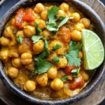 To make a great spicy chickpea curry, you need some key ingredients. Here they are: - 1 can (15 oz) chickpeas, drained and rinsed - 1 medium onion, finely diced - 3 cloves garlic, minced - 1 tablespoon fresh ginger, grated - 2 medium tomatoes, chopped - 1 can (14 oz) coconut milk - 2 tablespoons curry powder - 1 teaspoon turmeric powder - 1 teaspoon cumin seeds - 1 teaspoon red chili flakes (adjust to taste) - 2 tablespoons vegetable oil - Salt to taste - Fresh cilantro, for garnish - Juice of 1 lime These ingredients work together to create a rich and tasty dish. The chickpeas are the star, providing protein and texture. The coconut milk adds creaminess, while the spices bring heat and depth. If you want to add more taste, consider these optional ingredients: - Spinach or kale for extra greens - Bell peppers for sweetness and color - Peas for added texture - Cashews or almonds for crunch - A splash of soy sauce for umami Using these optional items can enhance the flavor and nutrition of your curry. Feel free to mix and match based on what you have at home. When shopping for your ingredients, always look for the freshest options. Here are some tips: - Choose chickpeas that are firm and free of cracks. - Pick onions that are smooth, firm, and heavy for their size. - Select garlic bulbs that are tight and plump. - Look for tomatoes that are ripe, with a deep color. - Coconut milk should be in a can, without any leaks or dents. Fresh ingredients make a big difference in flavor. Always take your time to choose the best ones. For the full recipe, visit the link provided. Start by heating vegetable oil in a large pan over medium heat. Add cumin seeds and let them sizzle for about 30 seconds. This step brings out their flavor. Next, add finely diced onion. Cook until golden brown, which takes about 5 to 7 minutes. After that, stir in minced garlic and grated ginger. Sauté these for 1 to 2 minutes until they smell great. Now, add chopped tomatoes to the pan. Cook while stirring for about 5 minutes, until they soften and break down. Now it’s time to mix in the spices. Sprinkle in curry powder, turmeric, and red chili flakes. Stir well to coat the onion-tomato mixture. Let this cook for an extra 2 minutes to blend the flavors. Add the drained and rinsed chickpeas, ensuring they mix well with the spices. Pour in the coconut milk and stir until everything combines. Bring the mixture to a simmer. Cook for 15 to 20 minutes so the sauce thickens and flavors meld together. Once the curry simmers, taste it and add salt to your liking. Just before serving, squeeze in the juice of one lime. This gives a nice tang to the dish. Remove from heat and garnish with fresh cilantro. Enjoy your delicious Spicy Chickpea Curry! For the full recipe, you can refer to the earlier section. To control the heat in your curry, start with less chili flakes. You can always add more as you cook. If the dish gets too spicy, add more coconut milk. This will cool the heat and keep the flavor rich. Lime juice also helps balance spicy notes, so don’t skip it. Using canned chickpeas is easy and quick. Just drain and rinse them well. For dried chickpeas, soak them overnight for the best texture. Cook them until tender before adding to your curry. This makes sure they blend well with the spices and sauce. One common mistake is not sautéing the onions long enough. They should be golden brown for the best flavor. Another mistake is adding salt too early. Salt can make the chickpeas tough if added at the start. Wait until the end to season with salt. Make sure to stir well when mixing in your spices. This helps release their full flavor. For the full recipe, check out the detailed instructions. {{image_2}} This spicy chickpea curry is already vegetarian and vegan. You can enjoy it without any meat or dairy. If you want, you can add tofu or tempeh for more texture. These options keep the dish plant-based. They also add a nice bite. You can marinate the tofu in spices before adding it to the curry. This boosts the flavor even more. Adding more veggies is a great way to make this dish even better. You can toss in spinach, kale, or bell peppers. These add color and nutrients. Cut them into small pieces so they cook well. You can add them when the chickpeas are stirred in. This will help them soften and blend with the sauce. You can also try sweet potatoes for a nice sweet touch. Want to change it up? You can use lentils or quinoa. These add protein and a unique taste. Cook the lentils separately and mix them in at the end. If you prefer quinoa, cook it before adding. This will help your dish stay hearty and filling. For a non-vegetarian option, add chicken or shrimp. Cook these proteins first, then mix them with the curry. For the full recipe, check out the details above. Enjoy your cooking! To keep your spicy chickpea curry fresh, store it in an airtight container. Let the curry cool to room temperature first. This helps avoid condensation inside the container. Place it in the fridge if you plan to eat it within three days. The flavors will meld and deepen as it sits. If you want to save the curry for later, freezing is a great option. Use a freezer-safe container or resealable bag. Make sure to leave some space at the top, as liquids expand when frozen. Label the container with the date. This dish can last up to three months in the freezer. When you're ready to enjoy your curry, thaw it in the fridge overnight. For quick reheating, use a microwave. Heat in short bursts, stirring in between. Alternatively, warm it up in a pan over low heat. Add a splash of water or coconut milk to bring back the sauce's creaminess. Enjoy your delicious meal! For the complete recipe, check out the Full Recipe section. You can serve Spicy Chickpea Curry with rice or naan. I love using basmati rice because it adds a nice touch. You can also add some yogurt on top for creaminess. Fresh cilantro makes a great garnish too. A squeeze of lime enhances the flavor and adds a zesty kick. Yes, you can use dried chickpeas! First, soak them overnight in water. This helps them cook faster. After soaking, boil them until tender, which may take 1 to 2 hours. Then, use them in the recipe like you would canned chickpeas. Just remember to adjust the cooking time. This recipe is already gluten-free! All the ingredients, like chickpeas, coconut milk, and spices, are safe. Always check labels on packaged items to ensure they are gluten-free. If you're adding any sides, like bread, choose gluten-free options. Enjoy your meal without worry! In this blog post, we covered how to make a tasty spicy chickpea curry. We looked at key ingredients and how to choose fresh ones. Step-by-step, I shared how to prepare a perfect base and add chickpeas and coconut milk. I also gave tips to adjust spice levels and avoid common mistakes. Finally, we explored variations for diet preferences, along with storage and reheating tips. Enjoy cooking your curry, and remember, a few tweaks can make it your own!
