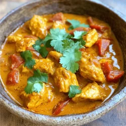- 1 lb boneless, skinless chicken thighs, cut into bite-sized pieces - 1 cup plain yogurt - 3 tablespoons tikka masala spice blend - 2 tablespoons vegetable oil - 1 onion, finely chopped - 3 cloves garlic, minced - 1 tablespoon ginger, grated - 1 can (15 oz) diced tomatoes - 1 cup coconut milk - 2 tablespoons lemon juice - Salt to taste - Fresh cilantro for garnish To make Chicken Tikka Masala, you need a few key ingredients. First, the chicken is the star. I prefer using boneless, skinless thighs for their flavor and tenderness. The yogurt helps to tenderize the chicken and adds creaminess. The tikka masala spice blend gives it that signature flavor. You also need fresh aromatics like onion, garlic, and ginger. They add depth to your dish. The canned tomatoes and coconut milk create a rich sauce that ties everything together. Finally, a squeeze of lemon juice brightens the flavors, and fresh cilantro adds a pop of color. - Instant Pot - Mixing Bowl - Measuring Cups and Spoons Using the right tools makes cooking easier and more fun. The Instant Pot is essential for quick cooking and rich flavor. It builds pressure, which helps to lock in moisture and taste. A mixing bowl is great for marinating your chicken. Measuring cups and spoons help ensure you get the right amounts of each ingredient. This keeps your dish balanced and tasty. For the full recipe, check out the detailed instructions I’ve included. It will guide you step-by-step through this delicious dish! Start by cutting 1 pound of boneless, skinless chicken thighs into bite-sized pieces. In a large bowl, mix the chicken with 1 cup of plain yogurt and 3 tablespoons of tikka masala spice blend. Make sure to coat the chicken well. Cover the bowl and let it marinate for at least 30 minutes. You can also marinate it overnight for a deeper flavor. Next, turn on your Instant Pot and set it to sauté mode. Add 2 tablespoons of vegetable oil. Once the oil is hot, add 1 finely chopped onion. Sauté the onion for about 3 to 4 minutes until it becomes soft and golden. Then, add 3 minced garlic cloves and 1 tablespoon of grated ginger. Stir this mixture for about 1 minute until it smells amazing. Now it’s time to add the marinated chicken to the pot. Stir to coat it with the onion mixture. Let the chicken cook for about 5 minutes. This will give it a nice sear. After that, add the remaining tikka masala spice blend, 1 can of diced tomatoes (with their juice), and 1 cup of coconut milk. Mix everything well. Close the lid of the Instant Pot and ensure the valve is set to sealing. Cook on high pressure for 8 minutes. When the cooking time is up, carefully perform a quick release of the pressure. Be cautious of the steam. Once the lid is open, stir in 2 tablespoons of lemon juice. Adjust the salt to taste if needed. Your Chicken Tikka Masala is now ready to enjoy! Spice Adjustments To make your Chicken Tikka Masala shine, adjust the spices. Tikka masala spice blend can vary. If you like it spicy, add more chili powder. For a milder dish, use less. Taste as you go! This helps you find the right balance. Marination Time Marination is key for deep flavor. I recommend at least 30 minutes. If you have time, let it marinate overnight. This makes the chicken tender and flavorful. A longer marination also helps the spices soak in better. Overcrowding the Pot Avoid adding too much chicken at once. Overcrowding can lead to uneven cooking. It can also cause the chicken to steam instead of sear. Cook in batches if needed. This way, you get that lovely golden color. Improper Pressure Release Be careful with the pressure release. You should use a quick release after cooking. Don’t wait too long, or the chicken may overcook. Always check the valve is set to sealing before starting. This keeps your dish perfect every time. For a full recipe, check the Full Recipe section. {{image_2}} Substituting Coconut Milk You can swap coconut milk for plain Greek yogurt or almond milk. Both options cut calories while keeping flavor. Greek yogurt adds creaminess without extra fat. Almond milk offers a light, nutty taste. Using Different Protein Chicken is great, but you can use turkey, shrimp, or chickpeas. Turkey gives a leaner dish, while shrimp cooks quickly and adds a nice twist. Chickpeas make it vegetarian and are packed with protein. Adding Vegetables Try adding bell peppers, spinach, or peas to boost nutrients. Bell peppers add crunch and sweetness. Spinach adds color and vitamins. Peas bring a nice pop of texture and sweetness. Experimenting with Spices Feel free to mix in spices like cumin or coriander. These spices add depth and warmth. You can also adjust the tikka masala blend for your taste. Adding a pinch of cinnamon can create a unique flavor profile. After you make your Instant Pot Chicken Tikka Masala, it’s key to store it right. - Refrigeration Tips: Let the dish cool down before putting it in the fridge. Use an airtight container to keep it fresh. It can last about 3 to 4 days in the refrigerator. - Freezing Instructions: You can freeze Chicken Tikka Masala too. Place it in a freezer-safe container. Make sure to leave some space at the top since it can expand. It will be good for about 2 to 3 months in the freezer. When you’re ready to enjoy your leftovers, here are simple ways to reheat. - Microwave Method: Place a serving in a bowl, cover it loosely with a lid or paper towel. Heat on high for 1 to 2 minutes. Stir halfway to heat evenly. - Stovetop Method: Pour the dish into a pan over medium heat. Stir often, and heat for about 5 to 7 minutes until warm. Add a splash of water or coconut milk if it seems dry. These steps keep your Chicken Tikka Masala tasty and ready for your next meal! Cooking Chicken Tikka Masala in an Instant Pot takes about 50 minutes. This includes 30 minutes for marinating the chicken and 20 minutes for cooking. In just 8 minutes of high pressure, you get a tasty dish. Yes, you can use frozen chicken! Just add a few extra minutes to the cooking time. Make sure to check that the chicken is fully cooked before serving. Chicken Tikka Masala pairs well with many sides. Here are some great options: - Basmati rice - Naan bread - Raita (yogurt sauce) - Steamed vegetables These sides soak up the sauce and add more flavors. To reduce the spice level, you can do a few things: - Use less tikka masala spice blend. - Add a bit more coconut milk to mellow the heat. - Serve with yogurt, which can cool the spice. These changes help make it more mild. You can find the full recipe for Instant Pot Chicken Tikka Masala right here. It includes all the details you need for a successful dish! In this post, we explored how to make Chicken Tikka Masala in an Instant Pot. We covered essential ingredients, from chicken and marinades to sauces. I shared preparation steps and cooking tips, including the need for proper pressure release. Remember the variations you can try, like different proteins and spice adjustments. Storing leftovers is easy with the right methods. With these insights, you can create a delicious meal. Enjoy cooking and savoring this dish with family and friends!