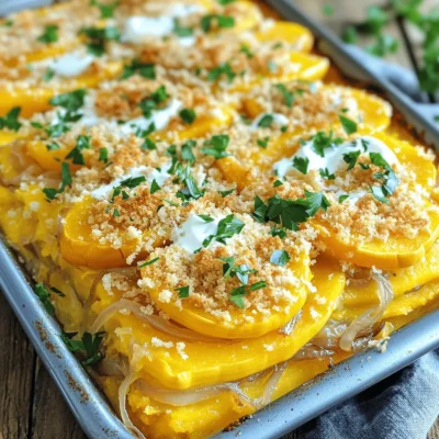 French Onion Squash Casserole Flavorful Comfort Dish