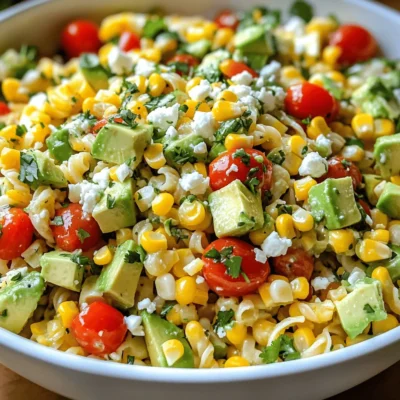 Healthy Street Corn Pasta Salad Vibrant and Flavorful Dish