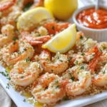To make Oven Baked Crispy Garlic Shrimp, you'll need some key ingredients. Here’s what you need: - 1 pound large shrimp, peeled and deveined - 1 cup breadcrumbs (panko for extra crispiness) - 4 cloves garlic, minced - ¼ cup grated Parmesan cheese - 2 tablespoons fresh parsley, finely chopped - 1 teaspoon paprika - ½ teaspoon salt - ¼ teaspoon black pepper - ¼ cup olive oil - Zest of 1 lemon These ingredients work together to give the shrimp a tasty, crunchy coating. The garlic and lemon zest add bright flavors that complement the shrimp. You can add extra flavor to your shrimp. Here are some great options: - A pinch of red pepper flakes for heat - A tablespoon of lemon juice for extra tang - A sprinkle of old bay seasoning for a coastal touch These additions can personalize the dish to suit your taste. Feel free to mix and match! If you have allergies or dietary needs, there are easy swaps. Here are a few: - Use gluten-free breadcrumbs if you need a gluten-free option. - Swap shrimp for chicken or tofu for different proteins. - Replace Parmesan cheese with nutritional yeast for a dairy-free option. Always check the labels to avoid allergens. These substitutions keep the dish delicious while catering to your needs. For the full recipe, you can refer to the earlier section. Start by gathering all your ingredients. This makes cooking smooth and fun. Preheat your oven to 400°F (200°C). Line a baking sheet with parchment paper. This step helps with easy cleanup. Make sure your shrimp are peeled and deveined. Rinse them under cool water and pat them dry with paper towels. The dryer the shrimp, the crispier they will be. In a large bowl, mix the breadcrumbs, minced garlic, Parmesan cheese, parsley, paprika, salt, and black pepper. Stir until everything is well combined. In another bowl, toss the shrimp with olive oil and lemon zest. This adds great flavor and helps the coating stick. Next, add the shrimp to the breadcrumb mix. Make sure each shrimp gets a good coat. Press the breadcrumbs onto the shrimp firmly to help them stay on during baking. Place the coated shrimp on the prepared baking sheet. Make sure they are in a single layer. This helps them bake evenly. Bake in the oven for 12-15 minutes. You will know they are done when the shrimp turn pink and the breadcrumbs look golden brown and crispy. Once baked, take them out and let them cool for a minute. Enjoy them hot for the best flavor! For the full recipe, check the details above. To make your shrimp extra crispy, use panko breadcrumbs. Panko has a light, airy texture that creates a great crunch. Be sure to coat the shrimp well with the breadcrumbs. Press them down to help them stick. Space the shrimp on the baking sheet. This allows hot air to circulate, which keeps them crispy. If you have leftovers, store them in an airtight container. This keeps them fresh for up to two days. Place a paper towel at the bottom of the container to absorb moisture. When you're ready to eat, you can reheat them in the oven for the best results. This will help keep the crispiness intact. One mistake is overcrowding the baking sheet. If the shrimp touch, they will steam instead of bake. Another error is not preheating the oven. Starting with a hot oven ensures the shrimp cook evenly and become crispy. Lastly, don’t skip the olive oil. It adds flavor and helps the breadcrumbs brown nicely. {{image_2}} You can change the taste of your crispy garlic shrimp by adding spices. Try cayenne pepper for heat. For a sweet touch, add a little brown sugar. You can also mix in some Italian herbs like oregano and basil. If you want a hint of zest, add lime juice or zest. Each spice brings a new flavor to your dish. This way, you can enjoy different meals from just one recipe. If you follow a low-carb diet, you can still enjoy this dish. Instead of breadcrumbs, use crushed pork rinds. They give you crunch without the carbs. You can also skip the Parmesan cheese or use a low-carb cheese. Serve the shrimp over zucchini noodles or cauliflower rice for a full meal. These swaps keep the dish tasty and fit your diet. To make this recipe gluten-free, use gluten-free breadcrumbs. Many brands offer good options on the market. You can also use almond flour as a replacement. It adds a nice texture and flavor. Always check the labels to avoid gluten in sauces or other added ingredients. This way, you can savor the dish without worry. For the full recipe, don’t forget to check the details above. Enjoy your cooking! To store your leftover Oven Baked Crispy Garlic Shrimp, let them cool down first. Place them in an airtight container. This helps keep them fresh. Store the container in the fridge for up to three days. Make sure to place a paper towel in the container. This absorbs any moisture and keeps the shrimp crispy. When you're ready to eat again, reheat the shrimp in the oven. Preheat your oven to 350°F (175°C). Spread the shrimp in a single layer on a baking sheet. Bake them for about 10 minutes. This method keeps them crispy. Avoid using the microwave as it makes them soggy. You can freeze Oven Baked Crispy Garlic Shrimp if you want to save some for later. Place the shrimp in a single layer on a baking sheet. Freeze them for about an hour until firm. Then, transfer the shrimp to a freezer bag. Squeeze out the air and seal it tightly. They can last up to three months in the freezer. When you're ready to cook, thaw them in the fridge overnight before reheating. This ensures they stay tasty. You can tell when shrimp are done by their color. They should turn pink and opaque. The shrimp will also curl into a "C" shape. If you see these signs, they are ready. The cooking time is usually 12 to 15 minutes. If you have doubts, use a meat thermometer. The shrimp should reach 120°F (49°C) for safety. Yes, you can use frozen shrimp! Just thaw them first. Place the shrimp in a bowl of cold water. Let them sit for about 15 minutes. After thawing, pat them dry with paper towels. This helps the coating stick better. Frozen shrimp work great for Oven Baked Crispy Garlic Shrimp. You can serve this dish with many sides. Here are some ideas: - Rice: White or brown rice works well. - Salad: A fresh green salad adds crunch. - Pasta: Tossed in olive oil or marinara sauce. - Bread: Garlic bread is a tasty option. - Veggies: Roasted or steamed veggies balance the meal. Making homemade breadcrumbs is easy! Here’s how: 1. Use bread: Start with stale bread or toast. 2. Cut: Tear the bread into small pieces. 3. Blend: Place the pieces in a food processor. 4. Pulse: Blend until they reach a fine texture. 5. Store: Use immediately or keep in a sealed bag. This simple method adds freshness to your dish. For extra flavor, you can season the breadcrumbs with herbs or spices. You can find the Full Recipe for Oven Baked Crispy Garlic Shrimp in other sections of this article. In this blog post, we explored the essential ingredients needed for oven baked crispy garlic shrimp, along with tips for flavor and substitutions. I provided clear step-by-step instructions for preparing, coating, and baking the shrimp. We discussed key tips for achieving perfect crispiness and shared some variations to make it your own. Remember, good cooking is about trying new things and enjoying the process. With the right approach, you can create a tasty dish that everyone will love. Happy cooking!