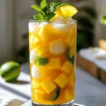- 1 cup fresh pineapple, diced - 1 cup coconut water - Juice of 1 lime - 10 fresh mint leaves - 2 tablespoons agave syrup or honey - Sparkling water (to top off) - Ice cubes - Lime slices and mint sprigs for garnish The main ingredients for the Pineapple Coconut Mojito Mocktail are simple yet flavorful. Fresh pineapple gives the drink a sweet and tropical taste. Coconut water adds a lovely, light touch. Lime juice brings a zesty kick, while mint leaves add a refreshing aroma. You can sweeten it with agave syrup or honey, depending on your taste. - Flavored sparkling water - Alternative sweeteners (like stevia) - Additional fruits for garnish You can also customize your mocktail with optional ingredients. Flavored sparkling water can add a twist. If you prefer, try using stevia or another sweetener. You can also add other fruits for garnish, like berries or citrus slices, to make it more colorful. For the full recipe, check out the detailed instructions to create this refreshing drink. Enjoy your time in the kitchen! To start, gather your ingredients. You will need fresh pineapple, coconut water, lime juice, and agave syrup. 1. Blending Ingredients: In a blender, add 1 cup of diced pineapple, 1 cup of coconut water, the juice of 1 lime, and 2 tablespoons of agave syrup. Blend these until smooth. The mix should be creamy but not too thick. 2. Achieving Perfect Texture: If it’s too thick, add a splash of coconut water. This ensures it pours easily later on. Now, let’s bring in the mint. You want to release its fresh flavor. 1. Techniques for Muddling: Take 10 fresh mint leaves and place them in a pitcher. Use a muddler or the back of a spoon. Press gently, just enough to bruise the leaves without tearing them. 2. Importance of Mint Release: This step lets the mint oils escape. You want that bright minty aroma in your drink. Next, it’s time to mix everything together. 1. Mixing the Base with Mint: Pour the blended pineapple and coconut mix over the muddled mint in your pitcher. Stir well to combine all the flavors. 2. Pouring and Topping with Sparkling Water: Fill your glasses with ice cubes. Pour the mocktail mixture in until the glass is three-quarters full. Top off each glass with sparkling water. This adds a refreshing fizz. Stir gently. 3. Garnishing: Finish by adding a slice of lime and a sprig of mint to each glass. This recipe is a refreshing delight, perfect for any occasion. Enjoy your Pineapple Coconut Mojito Mocktail! For the full recipe, check the main section above. To make your Pineapple Coconut Mojito Mocktail shine, focus on the sweetness. You can adjust the sweetness by adding more or less agave syrup. Start with the 2 tablespoons, then taste. If it needs more, add a little more. You want the drink to be refreshing, not too sweet. Using fresh lime juice is key. Fresh juice gives a bright flavor. Bottled lime juice often lacks the same zing. Squeeze the lime right before you add it to your drink. This way, you get the best taste. For glassware, choose tall, clear glasses. These showcase the drink’s vibrant colors. You can also use mason jars for a fun look. The drink looks nice against the ice and garnishes. Garnish creatively! Add a slice of lime on the rim or drop it in the drink. Use a sprig of mint to add a pop of green. A colorful straw can also add a fun touch. You can prepare this mocktail in advance. Blend the pineapple and coconut mix and store it in the fridge. This keeps the flavors fresh. For best storage, keep the mint leaves separate until serving. Mint wilts quickly. Add it just before you pour the drink to keep it fresh. Enjoy your Pineapple Coconut Mojito Mocktail with ease, knowing you planned ahead! For the complete recipe, refer to [Full Recipe]. {{image_2}} You can easily change the flavor of your Pineapple Coconut Mojito Mocktail. Adding berries like strawberries or raspberries gives a fruity twist. Just blend them in with the pineapple. You can also use coconut cream. This gives a richer, creamier texture. It makes the drink feel more indulgent. Sweeteners can change the taste of your drink. If you want a different flavor, try maple syrup or agave. These options add unique notes. You can also use natural fruit juices as sweeteners. Fresh orange or mango juice can add a bright touch. Experiment with what you have on hand. Pair your mocktail with snacks or appetizers for a fun gathering. Chips and guacamole or fresh fruit platters work great. For a themed event, serve the drink in tropical glasses. Add fun straws or colorful cocktail umbrellas. These little touches make your drink stand out and delight your guests. Store leftover mocktails in a glass jar. Seal it tightly to keep it fresh. Place the jar in the fridge. This helps maintain the mocktail's flavor. Use the mocktail within two days for best taste. If you have extra ingredients, store them separately. This keeps everything fresh for longer. Fresh fruits, like pineapple, last about three to five days in the fridge. Mint leaves can stay fresh for about a week. To keep them fresh, store them in a damp paper towel in a bag. Coconut water lasts longer, about a week, if unopened. Once opened, use it within three days for quality. You can freeze the mocktail mixture, but it may change texture. Pour it into ice cube trays for easy use later. Once frozen, pop the cubes into a bag. This way, you can enjoy a quick refreshment anytime. For garnishes, freeze lime slices on a tray, then store them in a bag. This keeps your garnishes fresh for drinks later. A mocktail is a drink that looks like a cocktail but has no alcohol. It uses fresh fruits, herbs, and syrups to create fun flavors. Mocktails give you all the taste without the buzz. You can enjoy them at parties or any time you want a tasty drink. Yes, you can prepare the mocktail base ahead of time. Blend the pineapple, coconut water, lime juice, and sweetener. Store this mix in the fridge for up to two days. When you are ready, muddle the mint in your glasses, then pour the mocktail mix over ice. Top with sparkling water for fizz. For a vegan option, use agave syrup or maple syrup instead of honey. If you want a low-sugar mocktail, try using stevia or skip the sweetener altogether. Add more fresh fruit for natural sweetness. You can also switch to flavored sparkling water for extra taste without added sugar. This mocktail is packed with nutrients. Fresh pineapple is high in vitamin C, which boosts your immune system. Coconut water keeps you hydrated and has electrolytes. Mint aids digestion and gives a fresh taste. This drink is low in calories, making it a great choice for a healthy treat. This blog post covered how to make a refreshing mocktail. We started with key ingredients like fresh pineapple, coconut water, and mint. I shared step-by-step instructions for preparing the base and muddling mint. Tips on flavor enhancement and presentation help make it special. Variations allow you to customize for any taste. Storing information ensures your mocktail stays fresh. Crafting this drink can boost your creativity and impress guests. Enjoy experimenting with flavors and have fun mixing!