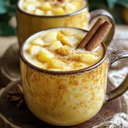 To make the Honey Ginger Pear Tea Latte, you need simple and fresh ingredients. Each adds a unique flavor that makes this drink special. Here’s what you’ll need: - 2 ripe pears, peeled, cored, and diced - 1 tablespoon fresh ginger, grated - 2 cups water - 2 tablespoons honey (adjust to taste) - 2 cups milk (dairy or plant-based) - 2 black tea bags (or 2 tablespoons loose leaf black tea) - 1 teaspoon vanilla extract - Cinnamon stick (for garnish) - Ground cinnamon (for dusting) These ingredients are easy to find. The pears bring sweetness and a lovely texture. Fresh ginger adds a zesty kick. Honey sweetens the drink, but you can adjust it to your taste. The milk gives the latte its creaminess. Black tea provides a nice base flavor, while vanilla adds warmth. Finally, the cinnamon stick and ground cinnamon make it cozy and inviting. You can find the full recipe above to guide you through making this comforting drink. 1. Start by peeling, coring, and dicing the pears. You want them in small pieces. 2. In a saucepan, combine the diced pears and grated ginger with two cups of water. 3. Bring this mixture to a boil over medium heat. You’ll see it bubbling nicely. 4. Once it boils, reduce the heat and let it simmer for about ten minutes. 5. After ten minutes, the pears should be soft. Remove the saucepan from heat. 6. Strain the mixture through a fine-mesh sieve into a bowl. Press the pears to get all the juice. Discard the solids. 7. In the same saucepan, bring the pear-ginger juice back to a gentle simmer. 8. Add two tablespoons of honey to the juice. Stir until it dissolves. 9. Now, add two cups of milk to the mixture. Heat it until warm, but do not let it boil. 1. Next, stir in the two black tea bags or two tablespoons of loose leaf black tea. 2. Let it steep for five minutes. If you used loose tea, strain it out before serving. 3. Add one teaspoon of vanilla extract to the mixture and stir well. 4. Pour your honey ginger pear tea latte into mugs. 5. For a nice touch, garnish with a cinnamon stick and a dusting of ground cinnamon on top. This step-by-step guide helps create a warm drink perfect for cozy moments. For more details, check the Full Recipe. - Adjusting sweetness and flavors Start by tasting your latte as you make it. If it needs more sweetness, add more honey. You can also play with flavors. Try adding a pinch of nutmeg or a splash of almond extract for a twist. - Choosing the right tea for infusion Use good quality black tea for a strong base. Darjeeling or Assam work well. If you want a lighter taste, opt for green tea instead. The choice of tea affects the overall flavor. - Best tools for efficient preparation Use a fine-mesh sieve to strain the pear and ginger mixture. This tool helps you get a smooth juice without bits. A good saucepan is key for simmering. A whisk is handy for mixing in the milk and tea. These small tips can really enhance your Honey Ginger Pear Tea Latte. Enjoy the warmth and comfort it brings! {{image_2}} You can make this tea latte even more special by adding spices. Try cardamom for a warm twist. Nutmeg gives it a cozy feel. You can also play with sweeteners. Maple syrup or agave can replace honey. Each option adds a unique taste. If you avoid dairy, there are great plant-based milk choices. Almond milk adds a nutty flavor. Oat milk makes it creamy and sweet. Coconut milk brings a tropical vibe. These options keep your drink rich and smooth without lactose. To store your leftover honey ginger pear tea latte, let it cool first. Pour it into an airtight container. This helps keep the flavors fresh. You can store it in the fridge for later use. When you're ready to enjoy it again, pour the desired amount into a mug. Reheat your latte on the stove over low heat. Stir it gently to mix the flavors back together. You can also use a microwave. Heat it in short bursts of 30 seconds. Make sure to stir it after each burst. This helps heat it evenly. Your honey ginger pear tea latte lasts about three days in the refrigerator. After that, it may lose flavor and freshness. Always check for any off smells or changes in texture before consuming. For the best taste, enjoy it within the first two days. You can find the full recipe above to create this comforting drink. Yes, you can! This latte works well with apples or peaches. Both fruits add a lovely sweetness and unique flavor. Just peel and dice them like the pears. You might need to adjust the honey based on the sweetness of the fruit you choose. Ginger has many health perks. It can help with digestion and may reduce nausea. Pears are high in fiber, which is great for your gut. They also provide vitamins and antioxidants. Together, they make a tasty and healthy drink that warms you up! You can find the ingredients at any grocery store. Most stores carry fresh pears, ginger, and honey. You can also buy tea bags or loose leaf tea there. If you want this latte ready-made, check local cafes. Many places now offer unique drink options like this one! This blog post explored how to make a delicious pear ginger tea latte. We covered the ingredients, step-by-step instructions, and helpful tips to perfect your drink. I shared variations and storage tips for leftovers. You can enjoy this tasty treat however you like. With options for different flavors and milks, there's something for everyone. Dive in and create your unique twist on this comforting latte today!