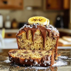 To make chocolate chip banana bread, you need simple ingredients that blend well together. Here's what you will need: - 3 ripe bananas, mashed - 1/2 cup unsalted butter, melted - 3/4 cup brown sugar - 1 large egg, beaten - 1 teaspoon vanilla extract - 1 teaspoon baking soda - 1/4 teaspoon salt - 1 1/2 cups all-purpose flour - 1/2 cup chocolate chips (dark or semi-sweet) - 1/2 teaspoon cinnamon (optional) - 1/4 cup walnuts or pecans, chopped (optional) These ingredients come together to create a moist, sweet bread that is sure to impress. I love using ripe bananas because they add natural sweetness. The chocolate chips provide a rich, decadent touch. If you want a little crunch, add chopped nuts. You can find the full recipe [here](#). 1. Preheat your oven to 350°F (175°C). Grease a 9x5 inch loaf pan with butter or a non-stick spray. 2. In a large bowl, mash 3 ripe bananas. Pour in 1/2 cup of melted butter. Mix until smooth. 3. Add 3/4 cup of brown sugar to the banana mix. Stir until it blends well. 4. Now, mix in 1 beaten egg and 1 teaspoon of vanilla extract. Make sure everything is combined. 5. Sprinkle 1 teaspoon of baking soda and 1/4 teaspoon of salt over the mixture. Stir well to combine. 6. Gently fold in 1 1/2 cups of all-purpose flour until just mixed. Don’t overmix. If you want, add 1/2 teaspoon of cinnamon, 1/2 cup of chocolate chips, and 1/4 cup of chopped nuts for extra flavor. 7. Pour the batter into the greased loaf pan. Smooth the top with a spatula for an even bake. 8. Bake for 60-65 minutes. Check doneness by inserting a toothpick into the center. It should come out clean. 9. Let the bread cool in the pan for about 10 minutes. Then, transfer it to a wire rack to cool completely. For the full recipe, refer back to the ingredients section. To get the best texture in your chocolate chip banana bread, avoid overmixing the batter. When you mix too much, the bread can turn out dense and tough. Stir just until the ingredients blend together. This keeps the bread light and fluffy. Using ripe bananas is key. They should be soft and brown. Ripe bananas add natural sweetness and moisture. They help to create a softer crumb in your bread. If your bananas are not ripe, the bread may taste starchy and dry. You can enhance the flavor of your banana bread by using different types of chocolate. Dark chocolate gives a rich taste, while semi-sweet chocolate is sweeter. Try mixing these types for a fun twist. Adding spices can also elevate the flavor. A pinch of cinnamon or nutmeg warms up the taste. Nuts like walnuts or pecans add crunch. They also provide a nice contrast to the soft bread. For serving, slice the bread while it is warm. It tastes best fresh from the oven. You can drizzle melted chocolate on top for a rich finish. A sprinkle of powdered sugar also adds a nice touch. Garnish with a banana slice to make it look pretty. This simple step can impress your guests. Enjoy it with a cup of tea or coffee for a delightful treat. For the complete baking experience, check the Full Recipe for all the details. {{image_2}} You can use different types of chocolate in your banana bread. Dark chocolate gives a rich, deep flavor. It pairs well with the sweetness of bananas. Semi-sweet chocolate adds a nice balance of sweet and bitter. This type is popular and easy to find. If you want something different, try white chocolate. It adds a creamy taste and a lovely sweetness. You can mix and match chocolates to find your favorite! Adding other fruits can make your banana bread even better. Berries like blueberries or raspberries work well. They add a burst of flavor and color. You can also use chopped apples or peaches for a fruity twist. For those who want a nut-free option, skip the nuts and focus on fruits. This makes the bread soft and moist. It’s a great way to experiment with different flavors! If you want a healthier version, try whole wheat flour. It adds fiber and gives a nutty taste. You can also reduce the sugar in the recipe. Using half the amount or swapping it for honey or maple syrup works well. These choices keep the bread tasty while being better for you. Remember, small changes can make a big difference in health and flavor! Check out the Full Recipe for details on how to make this delicious treat! To keep your chocolate chip banana bread fresh, wrap it well. Use plastic wrap or foil to seal it. This helps retain moisture and flavor. Store it at room temperature for a few days. If you live in a warm place, refrigerate it. This prevents mold from growing. You can freeze chocolate chip banana bread for long-term storage. First, let the bread cool completely. Then, wrap it tightly in plastic wrap. After that, place it in a freezer bag. Label it with the date. It will stay good for up to three months. When you're ready to eat it, thaw it in the fridge overnight. For a quick option, microwave slices for about 20 seconds. Chocolate chip banana bread stays fresh for about four days at room temperature. If kept in the fridge, it lasts about a week. Always check for signs of spoilage. If you see mold or if it smells off, don't eat it. Fresh bread should feel moist and smell sweet. If it’s dry or has dark spots, it’s time to toss it. Yes, you can use frozen bananas. They work well in banana bread. To thaw them, place them in the fridge overnight. If you're short on time, you can microwave them for about 30 seconds. Just make sure to drain any excess liquid before mashing. This helps keep the bread from being too wet. If you want an egg-free option, there are many substitutes. You can use 1/4 cup of unsweetened applesauce or mashed banana. A tablespoon of ground flaxseed mixed with three tablespoons of water also works well. Let it sit for a few minutes to thicken before using. These swaps keep the bread moist and tasty. To make banana bread gluten-free, you can use gluten-free flour. Almond flour or coconut flour are great options. You can also try a gluten-free all-purpose blend. Just make sure the blend has xanthan gum for better texture. This keeps your bread soft and fluffy. Dense banana bread can happen for a few reasons. If you overmix the batter, it can become tough. Using too many bananas can also weigh it down. Make sure to mix just until combined and use the right amount of flour. If it’s too heavy, try adding a bit more baking soda next time. This blog post covers how to make chocolate chip banana bread. We discussed key ingredients, step-by-step instructions, and baking tips. I shared ideas for variations, storage practices, and answers to common questions. With this knowledge, you can bake a delicious treat at home. Experiment, enjoy, and share with others. Happy baking!