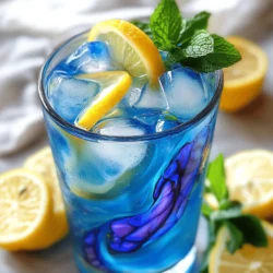 To create a delightful Butterfly Pea Flower Soda, you need a few key ingredients: - 2 tablespoons dried butterfly pea flowers - 1/4 cup honey or agave syrup - 1/2 cup fresh lemon juice - 2 cups boiling water - 2 cups sparkling water The dried butterfly pea flowers give the drink its stunning blue color. You can use honey or agave syrup to add sweetness. Fresh lemon juice brightens the flavor and adds a zesty twist. The sparkling water adds fizz, making the drink refreshing and fun. Don't forget to make your drink even more special with these garnishes: - Ice cubes - Fresh lemon slices - Mint leaves Ice cubes keep your drink cool. Fresh lemon slices add a nice touch and flavor. Mint leaves give a burst of freshness that pairs well with the other flavors. For the full recipe, check out the details on making this vibrant drink! - Start by steeping the dried butterfly pea flowers in boiling water. - Let them sit for 10-15 minutes. This will turn the water a bright blue. - Next, strain the flower petals using a fine mesh sieve. Discard the flowers. - While the tea is warm, stir in the honey or agave syrup. Mix until it dissolves. - Once mixed, add the fresh lemon juice. You'll see the color change to a lovely purple! - In serving glasses, place ice cubes and pour the butterfly pea mix halfway. - Top each glass with sparkling water. Gently stir to create a beautiful swirl. - Garnish with fresh lemon slices and mint leaves for a fun presentation. These steps will help you create a stunning Butterfly Pea Flower Soda. For the complete guide, check the Full Recipe. Choosing the right sweetener is key. Honey gives a richer taste, while agave syrup is lighter. You can mix both if you want a unique flavor. Start with a little, then taste it. Adjust until it feels just right for you. Next, let’s think about acidity. Lemon juice adds a bright zing. It also helps balance the sweetness. Start with 1/2 cup, but feel free to add more. If you want a stronger lemon flavor, try 3/4 cup. Taste as you go! Presentation makes a big difference. Use fun glasses, like mason jars or clear tumblers. They let the vibrant colors shine through. You can also rim the glasses with sugar for a sweet touch. Garnishes are a great way to impress. Use fresh lemon slices to add color and flavor. Mint leaves bring a fresh aroma and a pop of green. You might even add edible flowers for a fancy look! Get creative and have fun with your garnishes. {{image_2}} You can make butterfly pea flower soda even more fun by adding fruits. Fresh berries like strawberries or blueberries add sweetness and color. Mango is another great choice for its tropical taste. Just blend the fruit into a puree and mix it with the soda. You can also infuse your drink with herbs. Basil adds a fresh twist, while rosemary gives a warm flavor. Simply add a few leaves to the steeping process. This small change makes your drink unique and refreshing. The color of your soda is part of the fun! You can change the hue by adjusting the ratio of butterfly pea flowers to water. More flowers create a deeper blue. Mixing in extra lemon juice turns the drink a vibrant purple. For added aesthetic appeal, combine it with other juices. Pineapple or orange juice can create a beautiful gradient. This not only looks great but also tastes amazing. Experimenting with colors and flavors can turn your drink into a masterpiece. For the full recipe, check out the instructions above! After making your butterfly pea flower soda, you may have some left. To keep it fresh, pour it into a clean bottle. Seal the bottle tightly to prevent air from getting in. Store it in the fridge. It stays good for about three days. Before you serve it again, give it a gentle shake. This helps mix the flavors back together. If you want to enjoy this drink later, consider making a concentrated mix. Use the dried butterfly pea flowers and boiling water as usual. Once you cool the mix, store it in the fridge. You can keep this concentrate for up to a week. When you want to serve it, just add fresh lemon juice and sparkling water. This method saves time and gives you a fun drink anytime! For the complete recipe, check the Full Recipe section! Butterfly pea flower soda is a bright and fun drink. It has a mild, earthy taste. The color is striking, with a deep blue hue. When you add lemon juice, it turns purple, which is magical! This soda is not just pretty; it is also good for you. It has antioxidants that help your body. These can fight free radicals and keep you healthy. You can find butterfly pea flowers in many places. Look for them in health food stores or specialty shops. Some larger grocery stores may also carry them. If you prefer online shopping, check sites like Amazon or specialty tea shops. They often have dried butterfly pea flowers available. Yes, you can make a non-carbonated version of this drink. Just skip the sparkling water. Instead, use still water or herbal tea for a soothing drink. You can follow the same steps in the Full Recipe for steeping and mixing. This way, you still enjoy the lovely color and taste without the fizz. Butterfly pea flowers offer many health benefits. They are rich in antioxidants, which help your body stay healthy. These flowers also have detoxifying properties. They can help cleanse your body and boost your immune system. Plus, they may improve skin health and support eye health. Enjoying this soda is a tasty way to get these benefits! In this article, we explored how to make delicious butterfly pea flower soda. We covered essential ingredients, preparation steps, and helpful tips. I shared creative ideas for flavor and presentation, ensuring your drink stands out. Remember, you can store leftovers for quick enjoyment later. This drink not only tastes great but also has health benefits. Experiment with different ingredients to find your perfect mix. Enjoy making this colorful beverage at home!