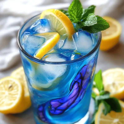 Butterfly Pea Flower Soda Refreshing and Fun Drink