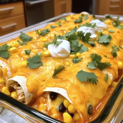 Easy Chicken Enchiladas Quick and Tasty Meal