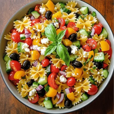 Bow Tie Pasta Salad Simple and Flavorful Recipe