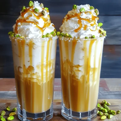 Salted Pistachio Caramel Frappe Delightful and Easy Recipe