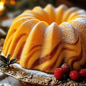 To make a Sock It To Me Cake, gather the following ingredients: - 2 cups all-purpose flour - 1 ½ teaspoons baking powder - ½ teaspoon baking soda - ½ teaspoon salt - 1 cup unsalted butter, softened - 2 cups granulated sugar - 4 large eggs - 1 teaspoon vanilla extract - 1 teaspoon almond extract - 1 cup sour cream - ½ cup brown sugar - 1 teaspoon ground cinnamon - 1 cup pecans or walnuts, chopped (optional) - Powdered sugar for dusting (optional) For substitutions, you can use gluten-free flour instead of all-purpose flour. If you need a dairy-free option, try using vegan butter and a dairy-free yogurt in place of sour cream. You might not have some of these ingredients. No worries! You can skip the nuts if you like. The cake will still taste great. You can also use regular sugar instead of brown sugar, but brown sugar adds a nice caramel flavor that enhances the cake's taste. Try adding chocolate chips for a fun twist, or mix in some fresh fruit, like blueberries or raspberries, for extra flavor. Each of these options adds a unique touch to the classic cake. For the full recipe, check out the instructions to create this delicious treat! 1. Preheat the Oven: First, set your oven to 350°F (175°C). This ensures even baking. Next, grease a 10-inch Bundt pan. Use butter or cooking spray to coat it well. This helps the cake release easily later. 2. Mix Dry Ingredients: In a medium bowl, sift together the flour, baking powder, baking soda, and salt. This step adds air and avoids lumps. Set this bowl aside for later. 3. Cream Butter and Sugar: In a large mixing bowl, beat the softened butter with granulated sugar. Use an electric mixer for about 3-4 minutes. The mixture should look light and fluffy. This step is key for a soft cake. 1. Mix Wet and Dry Ingredients: Now, add the eggs one at a time. Mix well after each egg. Then, stir in the vanilla and almond extracts. Next, gradually add the flour mixture. Alternate this with the sour cream. Start and end with the flour. Mix until it is smooth. 2. Prepare the Cinnamon-Sugar Mixture: In a small bowl, combine the brown sugar, ground cinnamon, and chopped nuts if you want. This mix will add a tasty surprise inside the cake. 1. Layer the Cake: Pour half of the cake batter into the Bundt pan. Spread it evenly. Sprinkle the cinnamon-sugar mixture over the batter. Then, top it with the rest of the batter. 2. Bake: Place the pan in the oven. Bake for 50-60 minutes. Check if it’s done by inserting a toothpick in the center. If it comes out clean, the cake is ready. 3. Cool: Let the cake cool in the pan for 15 minutes. After that, invert it onto a wire rack. Let it cool completely. This helps the cake set and makes it easier to slice. You can find all these steps in the Full Recipe. Enjoy your baking adventure! Common pitfalls and how to avoid them: One common mistake is not measuring flour correctly. Too much flour makes the cake dry. Use the spoon and level method. Spoon flour into the measuring cup, then level it off with a knife. Another pitfall is overmixing. This can lead to a tough cake. Mix just until the ingredients blend. Tips for achieving a light and fluffy texture: To get a light cake, cream the butter and sugar well. This adds air to the batter. Use room temperature eggs. They mix in better and help the cake rise. Also, don’t skip the sour cream; it adds moisture and tenderness. Suggestions for garnishing the cake: Garnish your cake with powdered sugar for a sweet touch. You can also add fresh berries like strawberries or blueberries. A dollop of whipped cream makes it feel special. Best beverages to pair with Sock It To Me Cake: Pair this cake with coffee for a classic combo. The rich taste of coffee goes well with the cake's sweetness. Tea is another great choice. Try a nice black tea or chai for warmth. Creative serving plate ideas: Serve the cake on a colorful platter to brighten up your table. A glass cake stand adds elegance. For a casual look, use a rustic wooden board. How to store leftover cake elegantly: Wrap the leftover cake in plastic wrap. This keeps it fresh. Place it in an airtight container for longer storage. You can also slice it and stack the pieces with parchment paper in between to avoid sticking. {{image_2}} You can change up your Sock It To Me Cake in fun ways. Try adding different nuts like almonds or hazelnuts. Chopped fruits like cherries or apples work great, too. For a spicy kick, add ground ginger or nutmeg. If you love chocolate, mix in cocoa powder for a rich flavor. You can also use coffee instead of some of the liquid. This gives a deep, warm taste. Experimenting with flavors keeps the cake fresh and exciting. If you need a gluten-free option, use gluten-free flour instead of regular flour. Look for a mix that works well for baking. This keeps the texture light and fluffy. For a vegan version, replace eggs with flaxseed meal or applesauce. Use plant-based butter and yogurt instead of dairy. Both methods let you enjoy this cake without losing its yummy taste. Adapting the recipe makes it easy for everyone to enjoy. For the full recipe, check out the Sock It To Me Cake recipe above! To store Sock It To Me Cake at room temperature, place it in an airtight container. This keeps the cake fresh and moist. If you don't have a container, wrap the cake tightly in plastic wrap. Make sure to keep it away from direct sunlight or heat. The cake can last about three days this way. For optimal flavor retention, I suggest adding a slice of bread to the container. The bread helps absorb any excess moisture, keeping the cake soft. You can replace the bread slice daily for best results. If you want to keep Sock It To Me Cake longer, freezing is a great choice. First, let the cake cool completely. Then, wrap it tightly in plastic wrap and place it in a freezer-safe bag. This will prevent freezer burn and keep flavors intact. The cake can last up to three months in the freezer. When you're ready to enjoy it, take the cake out and let it thaw in the fridge overnight. Once thawed, you can serve it immediately. If you want, warm it up slightly in the microwave for a cozy touch. Enjoy every bite of this delicious cake! What is the origin of Sock It To Me Cake? Sock It To Me Cake has roots in the Southern United States. It became popular in the 1970s. The name comes from a phrase used in a song by a famous comedian. This cake is a twist on a classic sour cream pound cake. It is filled with a tasty cinnamon and nut mixture. Can I make this cake ahead of time? Yes, you can make this cake a day in advance. It stays moist and tasty when stored properly. Wrap it in plastic wrap after cooling. Store it at room temperature for best results. What to do if the cake sinks in the middle? If the cake sinks, it may be undercooked. Check the baking time. Be sure to test it with a toothpick in the center. If it comes out wet, bake a little longer. Another reason could be too much batter in the pan. Make sure to follow the layered instructions. Why is my cake too dry or too moist? A dry cake may be from overbaking or too much flour. Use a kitchen scale for accurate measurements. If your cake is too moist, it could be underbaked. Always check with a toothpick. Also, ensure your oven is at the right temperature. How long does Sock It To Me Cake last? Sock It To Me Cake lasts about 3 to 5 days at room temperature. It keeps well in an airtight container. You can also refrigerate it for up to a week. Just remember to bring it to room temp before serving. Can I serve it with ice cream or whipped cream? Absolutely! Sock It To Me Cake pairs well with ice cream or whipped cream. The coolness adds a nice contrast to the warm cake. You can also top it with fresh berries for added flavor. For the full recipe, check the recipe section. Sock It To Me Cake is a delicious and easy treat. We covered the main ingredients and how to mix them right. You learned to bake it perfectly and avoid common mistakes. I shared fun ways to serve and present your cake. Different variations can suit any taste or diet. Finally, proper storage keeps your cake fresh and tasty. Enjoy making and sharing this classic dessert.
