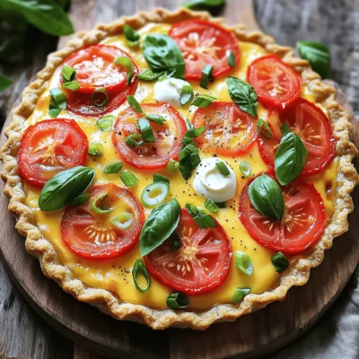 Southern Tomato Pie Flavorful and Easy to Make