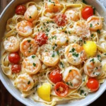 - 200g fettuccine pasta - 150g shrimp, peeled and deveined - 150g scallops - 1 cup heavy cream - 1 tablespoon olive oil - 2 cloves garlic, minced - ½ teaspoon red pepper flakes - ½ cup cherry tomatoes, halved - ¼ cup fresh parsley, chopped - ½ teaspoon lemon zest - Salt and pepper to taste - Grated Parmesan cheese for garnish When I make creamy seafood pasta, I focus on fresh and simple ingredients. The fettuccine creates a lovely base. The shrimp and scallops bring a sweet and savory taste. Heavy cream adds richness and smoothness to the dish. For flavor, I use garlic and red pepper flakes. The garlic gives a warm aroma, while the red pepper flakes add a hint of spice. Cherry tomatoes add a pop of color and freshness. Don’t forget the parsley! It brightens the dish and adds a nice crunch. A touch of lemon zest gives a refreshing hint. Pair this creamy seafood pasta with a crisp white wine. I recommend a Pinot Grigio or Sauvignon Blanc. These wines balance the richness of the cream. You can also serve a simple green salad on the side. A light vinaigrette complements the meal without overpowering it. You can play with flavors by adding some extras. Consider using crab or lobster for a twist. Fresh basil or dill can change the taste profile. If you love cheese, try adding goat cheese or feta for a tangy kick. Remember, cooking is all about creativity. Feel free to adjust these ingredients to suit your taste. You can find the full recipe to guide you through the steps. To boil fettuccine to perfection, fill a large pot with salted water. Bring it to a rolling boil. Add the fettuccine and stir to prevent sticking. Cook according to the package instructions until it reaches al dente. This means it should be firm but not hard. Once cooked, drain the pasta, but save about ½ cup of that pasta water. This water helps make your sauce creamy later. For sautéing shrimp and scallops, use a large skillet and heat olive oil over medium heat. Add minced garlic and red pepper flakes; cook for about 30 seconds. This step brings out flavors. Next, add the shrimp and scallops. Cook them for about 2-3 minutes on each side. The shrimp should turn pink, and the scallops should be golden. Remove the seafood and set it aside. Cooking seafood correctly keeps it tender and juicy. To achieve the ideal cream consistency, pour heavy cream into the same skillet. Bring it to a gentle simmer. Stir in the lemon zest. This adds brightness to your sauce. Let the cream cook for 2-3 minutes, stirring occasionally until it thickens slightly. When mixing pasta, seafood, and sauce, add the drained fettuccine and seafood back into the skillet. Toss everything together. If the sauce seems too thick, add some reserved pasta water. This helps reach the desired creaminess. For seasoning to taste, add salt and pepper. Make sure to taste as you go for the best flavor. Once seasoned, remove from heat. For a nice presentation, serve the creamy seafood pasta in large, shallow bowls. Drizzle a bit of olive oil on top and sprinkle with fresh parsley. You can also add lemon wedges on the side. This bright touch makes your dish look and taste even better. For the full recipe, check out the details provided earlier. For sautéing seafood, I recommend using a non-stick skillet. It helps prevent sticking and burning. When cooking shrimp, aim for about 2-3 minutes per side. They should turn pink and curl slightly. Scallops need a bit longer, about 3-4 minutes per side. They should become golden brown. Keep an eye on the time. Overcooking seafood can make it tough. To adjust the creaminess of your sauce, add more heavy cream for a thicker texture. If you prefer a thinner sauce, add reserved pasta water. You can also use dairy alternatives like coconut milk or almond milk. They can give a nice flavor while keeping things creamy. Make-ahead ingredients can save you time. Cook your pasta and seafood ahead of time. Store them in the fridge until you're ready to mix. Using frozen seafood is another great tip. It cooks quickly and is just as tasty. Just make sure to thaw it before cooking to ensure even cooking. {{image_2}} You can swap shrimp or scallops for crab or lobster. Both options add a rich flavor. They can elevate your dish and impress your guests. If you want a vegetarian option, try using zucchini and mushrooms. These veggies will soak up the sauce and keep your dish hearty. To enhance the flavor, add spices like thyme or basil. They bring a fresh twist to the dish. You can also try different cheeses. For example, use feta for a tangy taste or mozzarella for creaminess. These tweaks can make your creamy seafood pasta unique. If you want to change the sauce, consider a white wine sauce. It adds a light, bright flavor that complements seafood well. Alternatively, you can incorporate tomato-based elements. A splash of marinara or diced tomatoes can create a new taste altogether. These variations can keep your meals exciting and fresh. When you have leftover creamy seafood pasta, store it in an airtight container. This keeps the pasta fresh. Place it in the fridge right away. It will stay good for about 3 days. Make sure to cool the pasta first before sealing it. This helps prevent moisture buildup. You can freeze creamy seafood pasta, but it works best without the seafood. Cooked pasta can dry out in the freezer. To freeze, let it cool down completely. Place it in a freezer-safe container. It can last up to 2 months in the freezer. When you’re ready to eat, thaw it in the fridge overnight. Reheat in a skillet with a splash of cream. This helps keep the dish creamy and delicious. Leftover creamy seafood pasta can be used in fun ways. Mix it with fresh veggies for a new dish. You can also use it as a filling for stuffed peppers. Pair it with a light salad or garlic bread for a full meal. This makes the dish feel fresh even the next day. You can use half-and-half or coconut cream. Both options work well in this dish. Half-and-half gives a lighter taste, while coconut cream adds a rich, sweet flavor. If you want a healthier option, try Greek yogurt. Mix it with milk for a creamy texture. To spice up your creamy seafood pasta, add more red pepper flakes. You can also mix in diced jalapeños or a dash of hot sauce. If you like heat, consider using spicy sausage or chorizo. These ingredients will bring a bold kick to your meal. Yes, whole wheat pasta can be a great substitute. It adds a nutty flavor and extra fiber. Just remember to cook it slightly longer than regular pasta. This ensures it reaches the perfect texture while soaking up the creamy sauce. Pair this dish with a fresh green salad or garlic bread. A crisp salad with lemon vinaigrette balances the creaminess. Garlic bread provides a crunchy contrast and is great for mopping up the sauce. Consider pairing with a light white wine, like Pinot Grigio. Yes, you can prep parts of this dish ahead of time. Cook the pasta and seafood separately, then store them. Combine everything just before serving for a fresh taste. If you choose to make the sauce in advance, add a splash of cream when reheating to restore creaminess. For the complete recipe and detailed instructions, check out the Ocean Delight Creamy Seafood Pasta section above. Creamy seafood pasta brings together delightful ingredients and cooking techniques. You learned how to cook fettuccine perfectly, sauté seafood, and create a rich sauce. The tips shared will help you adjust creaminess, save time, and explore variations like crab or vegetarian options. Enjoy your culinary adventure. Experiment with flavors and find what you love. This dish is not only tasty but also versatile. With practice, you'll make it uniquely yours. Happy cooking!