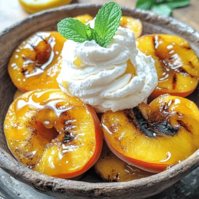 Old Fashioned Peaches and Cream Delightful Dessert