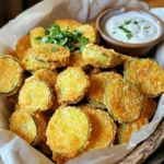 Here’s what you need to make classic fried okra that is crispy and delicious: - 1 pound fresh okra, sliced into ½ inch rounds - 1 cup buttermilk - 1 cup cornmeal - ½ cup all-purpose flour - 1 teaspoon paprika - ½ teaspoon garlic powder - ½ teaspoon onion powder - ½ teaspoon cayenne pepper (adjust for spice preference) - Salt and pepper to taste - Vegetable oil for frying I love using fresh okra for this recipe. The flavor is just better. Soaking the okra in buttermilk is key. It helps the coating stick and gives a nice taste. The cornmeal gives that perfect crunch. You can adjust the cayenne pepper for your spice level. Want it spicy? Add more! Make sure you have all the ingredients ready before you start cooking. This helps keep things smooth and fun in the kitchen. You can find the full recipe above to guide you through the cooking process. Enjoy your crispy fried okra! - First, wash the okra under cold water. - Cut the okra into ½ inch rounds and place them in a bowl. - Pour buttermilk over the sliced okra and let it soak for 15 minutes. This helps with flavor and keeps the coating on. - In a separate bowl, mix together the cornmeal and flour. - Add paprika, garlic powder, onion powder, cayenne pepper, salt, and pepper. - Stir all ingredients together until the spices are evenly distributed. - Heat about ½ inch of vegetable oil in a large skillet over medium-high heat. - To check if the oil is ready, drop in a tiny bit of the cornmeal mixture. If it sizzles, it’s hot enough. - Take the okra from the buttermilk, letting the extra liquid drip off. - Dredge each piece in the cornmeal mixture, coating it well. - Shake off any extra coating to avoid clumps. - Carefully place the coated okra in the hot oil in small batches. This helps keep them crispy. - Fry the okra until it turns golden brown, about 3-4 minutes per side. - Once cooked, move the fried okra to a plate lined with paper towels. This absorbs extra oil. - Repeat the frying with any remaining okra. For the complete recipe, refer to the Full Recipe section. To make crispy okra, start by soaking the sliced okra in buttermilk. This step is key. Let it soak for about 15 minutes. This helps the coating stick and adds flavor. Next, focus on the coating. Mix cornmeal and flour well. You want a nice, even blend of spices. If the coating is too thick, it won't be crunchy. If it's too thin, it won't stick well. The oil temperature matters a lot for crispy okra. Heat the oil in a large skillet over medium-high heat. To check if the oil is ready, drop a pinch of the cornmeal mixture in the oil. If it sizzles right away, it’s hot enough. Avoid adding too much okra at once. Fry in small batches to keep the oil hot. Overcrowding leads to soggy okra. When serving your fried okra, think about dips. Ranch dressing pairs well with the crispy texture. You can also try a spicy sauce for a kick. For a great look, use a rustic basket lined with parchment paper. Adding fresh herbs on top brightens the dish and makes it pop. These small touches make your fried okra even more inviting. For the full recipe, check out the details provided. {{image_2}} To make your fried okra spicy, add more cayenne pepper to the mix. You can also stir hot sauce into the buttermilk. This will give your okra a nice kick. I love this twist for those who enjoy bold flavors. If you need a gluten-free option, substitute the all-purpose flour with gluten-free alternatives. Almond flour or chickpea flour works well. You may need to adjust the seasoning to keep the flavor just right. For a healthier option, try baking your okra. Preheat your oven to 425°F. Instead of frying, spread the coated okra on a baking sheet. Bake for about 20-25 minutes, flipping halfway through. You may need to adjust the seasoning to keep it tasty. To keep your leftover fried okra fresh, store it in an airtight container. Place a paper towel at the bottom to absorb moisture. This helps prevent sogginess. Refrigerate the container for up to three days. After that, the okra may lose its taste and crunch. When it’s time to enjoy your leftovers, reheating is key. Use an oven or air fryer for the best results. Preheat the oven to 400°F (200°C). Place the okra on a baking sheet and heat for about 10 minutes. This method keeps the okra crispy. Avoid using a microwave, as it can make the okra mushy. If you choose to use a skillet, add a bit of oil and heat over medium heat. This helps to revive the crispy texture. Enjoy your delightful fried okra again! To cut okra for frying, slice it into ½ inch rounds. This size helps it cook evenly. Use a sharp knife to keep the cuts clean. Avoid cutting too thin; this can lead to soggy okra. The thicker rounds hold up better during frying. Yes, you can use frozen okra. Frozen okra is convenient and saves time. However, there are some downsides. Frozen okra may have a bit more moisture. This can make your fried okra less crispy. If you use frozen, thaw and drain it well before frying. To enhance the flavor of fried okra, consider adding herbs and spices. You can mix dried oregano or thyme into the coating. A splash of hot sauce in the buttermilk adds a nice kick. For a zesty touch, try lemon zest or garlic. Adjust these to your taste for the best results. This blog covered everything you need for perfect fried okra. We explored the important ingredients, step-by-step cooking instructions, and essential tips. You can make spicy or gluten-free versions, and enjoy tips on storage and reheating. Remember, proper soaking and oil temperature make a big difference. Don't hesitate to get creative with flavors. Fried okra can be a tasty dish that impresses anyone. Use this guide to enjoy crispy, delicious okra anytime.