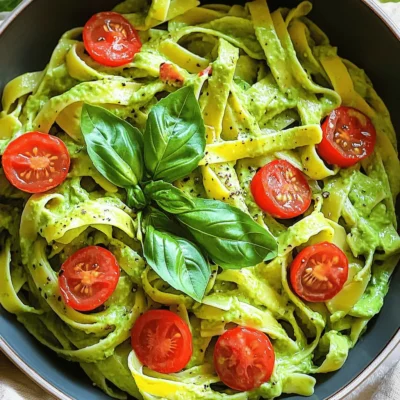Creamy Avocado Pasta Quick and Delightful Meal