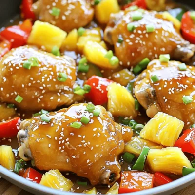 One-Pan Honey Pineapple Chicken Flavorful Delight