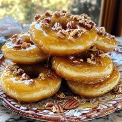 - 1 cup all-purpose flour - 1 cup buttermilk (or regular milk with a splash of vinegar) - 1 large egg - 2 tablespoons sugar - 2 tablespoons melted butter - 1 teaspoon baking powder - 1/2 teaspoon baking soda - 1/2 teaspoon salt - Cooking spray or oil for the pan These main ingredients create a fluffy and tasty donut. The all-purpose flour gives it structure. The buttermilk adds moisture and a slight tang. The egg helps bind everything together, while the melted butter brings richness. - 1 cup powdered sugar - 2 tablespoons pure maple syrup - 1 tablespoon milk (or more for desired consistency) The maple glaze is simple but tasty. Powdered sugar makes it sweet and smooth. Pure maple syrup gives it that classic flavor. Adjust the milk to get the thickness you like. - Flavor extracts (e.g., vanilla) - Chocolate chips or nuts You can make these donuts your own with add-ins. A splash of vanilla extract enhances the flavor. Chocolate chips add sweetness, while nuts give a nice crunch. Feel free to mix and match to create your perfect donut. For the full recipe, check out the details above! First, gather your dry ingredients. You need: - 1 cup all-purpose flour - 2 tablespoons sugar - 1 teaspoon baking powder - 1/2 teaspoon baking soda - 1/2 teaspoon salt In a large bowl, mix these together. This helps the baking powder and baking soda to combine well. Next, move on to the wet ingredients. You’ll need: - 1 cup buttermilk (or regular milk with a splash of vinegar) - 1 large egg - 2 tablespoons melted butter Whisk these together in a separate bowl. Once mixed, gently add this wet mixture to the dry ingredients. Stir until just combined. Be careful not to over-mix; this keeps your donuts light and fluffy. Now it’s time to preheat your cooking tool. You can use either a donut maker or a skillet. If you have a donut maker, preheat it as per the instructions. For a skillet, heat it on medium heat. Lightly grease it with cooking spray or oil. This step is key to prevent sticking and get a nice golden color on your donuts. Let’s shape those donuts! If you have a donut pan, you can use a piping bag or a zip-lock bag with the corner cut. Fill each cavity with batter. If you’re using a skillet, pour about 1/4 cup of batter into the pan. Form a small circle. Cook each donut for about 2-3 minutes on one side until bubbles form. Flip them over and cook for another minute or so until they turn golden brown. In a donut maker, the cooking time is about 4-5 minutes. Follow the manufacturer's instructions to get the best results. With these steps, you can create delicious pancake donuts that everyone will love! For the full recipe, check the detailed instructions above. To get the best texture for your pancake donuts, here are some key tips: - Avoid over-mixing batter: Mix just until the wet and dry ingredients combine. If you mix too much, the donuts can turn out tough. The batter should be slightly lumpy, and that's okay! - Recommended cooking temperatures: Keep your skillet or donut maker at medium heat. If it's too high, the outside will burn before the inside cooks. If it's too low, the donuts won’t rise well. Getting the maple glaze just right is essential for flavor: - Adjusting glaze thickness: For a thicker glaze, use less milk. For a thinner glaze, add more milk. You want it smooth but not runny. Find the right balance for your taste. - Glazing methods for best results: Dip each donut in the glaze while it’s warm. This helps the glaze stick better. Let them cool on a rack to avoid a soggy bottom. Presentation makes a big difference: - Ideal accompaniments: Serve your pancake donuts with fresh fruit, whipped cream, or extra maple syrup. These pair well and add flavor. - Presentation tips like extra toppings: Stack the donuts on a pretty plate. Drizzle with extra syrup. Sprinkle chopped nuts or even crushed bacon bits for a fun crunch. These toppings add character and taste! {{image_2}} You can change the taste of your pancake donuts easily. Adding spices like cinnamon or nutmeg gives them warmth. Just a pinch can make a big difference. You can also mix in fruits. Mashed bananas add sweetness and moisture. Blueberries work well too, bursting with flavor. If you need gluten-free options, try using gluten-free flour. Many brands work great in this recipe. For vegan adaptations, swap out the egg for a flax egg. Use almond milk or oat milk instead of regular milk. These changes keep the flavor while meeting your diet needs. While maple glaze is classic, you can get creative. Try using chocolate glaze for a rich twist. Other flavored glazes, like vanilla or lemon, are fun too. You can also add decorative toppings. Sprinkles add color, while crushed cookies give a nice crunch. Enjoy mixing flavors and textures! To keep your pancake donuts fresh, store them in an airtight container. This helps prevent them from drying out. You can use a plastic container or a resealable bag. Make sure they are completely cool before sealing. This keeps the glaze from getting sticky. Store them at room temperature for up to two days. If you want to save some for later, freezing works well. First, let the donuts cool completely. Then, place them in a single layer on a baking sheet. Freeze them for about an hour. After that, transfer them to a freezer-safe bag or container. This method helps them keep their shape. You can freeze them for up to three months. When you’re ready to eat, thaw them overnight in the fridge. You can reheat your pancake donuts in different ways. The microwave is quick but may make them soft. Heat them for about 10-15 seconds. If you prefer a crispy texture, use the oven. Preheat it to 350°F (175°C). Place the donuts on a baking sheet and heat for 5-7 minutes. This keeps them nice and firm. To avoid sogginess, don’t cover them while reheating. Enjoy your treats warm! Yes, you can make these donuts ahead of time. To keep them fresh, store the donuts in an airtight container. They will stay good for about two days at room temperature. If you want them to last longer, you can freeze them. Just place them in a freezer bag. When you want to eat them, thaw them in the fridge overnight. For reheating, use the microwave for about 10 to 15 seconds. This warms them up quickly. If you prefer a crisp outer layer, use the oven. Preheat it to 350°F and bake for about five minutes. If you don't have buttermilk, you can make your own. Add one tablespoon of vinegar to a cup of regular milk. Let it sit for five minutes. This will mimic buttermilk's tangy taste. You can also use plain yogurt or sour cream mixed with water. Thin them until you get a pourable consistency. Almond milk or oat milk can work too, but they may change the flavor slightly. To get the right glaze, mix powdered sugar with maple syrup and milk. Start with one cup of powdered sugar. Add two tablespoons of maple syrup and one tablespoon of milk. Stir well. If it's too thick, add more milk, one teaspoon at a time. For a thinner glaze, add more milk. If it’s too thin, add more powdered sugar. To apply smoothly, dip the donut top into the glaze. Let the excess drip off before placing them on a rack. There are many fun toppings you can try with these donuts. Chopped nuts, like pecans or walnuts, add crunch. You can also use sprinkles for color. For a gourmet touch, drizzle chocolate or caramel sauce. Fresh fruit, like sliced strawberries or bananas, can also enhance the flavor. Get creative! Mix and match to make your own special donut. Pancake donuts combine fun flavors and textures with easy steps. You learned how to make the batter, prepare the maple glaze, and add your favorite mix-ins. Remember, the key is to master the cooking temperature and avoid over-mixing. You can also get creative with flavors and toppings. Enjoy your delicious donuts fresh or store them for later. Making these treats is a fun way to sweeten your day!