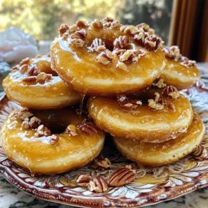 - 1 cup all-purpose flour - 1 cup buttermilk (or regular milk with a splash of vinegar) - 1 large egg - 2 tablespoons sugar - 2 tablespoons melted butter - 1 teaspoon baking powder - 1/2 teaspoon baking soda - 1/2 teaspoon salt - Cooking spray or oil for the pan These main ingredients create a fluffy and tasty donut. The all-purpose flour gives it structure. The buttermilk adds moisture and a slight tang. The egg helps bind everything together, while the melted butter brings richness. - 1 cup powdered sugar - 2 tablespoons pure maple syrup - 1 tablespoon milk (or more for desired consistency) The maple glaze is simple but tasty. Powdered sugar makes it sweet and smooth. Pure maple syrup gives it that classic flavor. Adjust the milk to get the thickness you like. - Flavor extracts (e.g., vanilla) - Chocolate chips or nuts You can make these donuts your own with add-ins. A splash of vanilla extract enhances the flavor. Chocolate chips add sweetness, while nuts give a nice crunch. Feel free to mix and match to create your perfect donut. For the full recipe, check out the details above! First, gather your dry ingredients. You need: - 1 cup all-purpose flour - 2 tablespoons sugar - 1 teaspoon baking powder - 1/2 teaspoon baking soda - 1/2 teaspoon salt In a large bowl, mix these together. This helps the baking powder and baking soda to combine well. Next, move on to the wet ingredients. You’ll need: - 1 cup buttermilk (or regular milk with a splash of vinegar) - 1 large egg - 2 tablespoons melted butter Whisk these together in a separate bowl. Once mixed, gently add this wet mixture to the dry ingredients. Stir until just combined. Be careful not to over-mix; this keeps your donuts light and fluffy. Now it’s time to preheat your cooking tool. You can use either a donut maker or a skillet. If you have a donut maker, preheat it as per the instructions. For a skillet, heat it on medium heat. Lightly grease it with cooking spray or oil. This step is key to prevent sticking and get a nice golden color on your donuts. Let’s shape those donuts! If you have a donut pan, you can use a piping bag or a zip-lock bag with the corner cut. Fill each cavity with batter. If you’re using a skillet, pour about 1/4 cup of batter into the pan. Form a small circle. Cook each donut for about 2-3 minutes on one side until bubbles form. Flip them over and cook for another minute or so until they turn golden brown. In a donut maker, the cooking time is about 4-5 minutes. Follow the manufacturer's instructions to get the best results. With these steps, you can create delicious pancake donuts that everyone will love! For the full recipe, check the detailed instructions above. To get the best texture for your pancake donuts, here are some key tips: - Avoid over-mixing batter: Mix just until the wet and dry ingredients combine. If you mix too much, the donuts can turn out tough. The batter should be slightly lumpy, and that's okay! - Recommended cooking temperatures: Keep your skillet or donut maker at medium heat. If it's too high, the outside will burn before the inside cooks. If it's too low, the donuts won’t rise well. Getting the maple glaze just right is essential for flavor: - Adjusting glaze thickness: For a thicker glaze, use less milk. For a thinner glaze, add more milk. You want it smooth but not runny. Find the right balance for your taste. - Glazing methods for best results: Dip each donut in the glaze while it’s warm. This helps the glaze stick better. Let them cool on a rack to avoid a soggy bottom. Presentation makes a big difference: - Ideal accompaniments: Serve your pancake donuts with fresh fruit, whipped cream, or extra maple syrup. These pair well and add flavor. - Presentation tips like extra toppings: Stack the donuts on a pretty plate. Drizzle with extra syrup. Sprinkle chopped nuts or even crushed bacon bits for a fun crunch. These toppings add character and taste! {{image_2}} You can change the taste of your pancake donuts easily. Adding spices like cinnamon or nutmeg gives them warmth. Just a pinch can make a big difference. You can also mix in fruits. Mashed bananas add sweetness and moisture. Blueberries work well too, bursting with flavor. If you need gluten-free options, try using gluten-free flour. Many brands work great in this recipe. For vegan adaptations, swap out the egg for a flax egg. Use almond milk or oat milk instead of regular milk. These changes keep the flavor while meeting your diet needs. While maple glaze is classic, you can get creative. Try using chocolate glaze for a rich twist. Other flavored glazes, like vanilla or lemon, are fun too. You can also add decorative toppings. Sprinkles add color, while crushed cookies give a nice crunch. Enjoy mixing flavors and textures! To keep your pancake donuts fresh, store them in an airtight container. This helps prevent them from drying out. You can use a plastic container or a resealable bag. Make sure they are completely cool before sealing. This keeps the glaze from getting sticky. Store them at room temperature for up to two days. If you want to save some for later, freezing works well. First, let the donuts cool completely. Then, place them in a single layer on a baking sheet. Freeze them for about an hour. After that, transfer them to a freezer-safe bag or container. This method helps them keep their shape. You can freeze them for up to three months. When you’re ready to eat, thaw them overnight in the fridge. You can reheat your pancake donuts in different ways. The microwave is quick but may make them soft. Heat them for about 10-15 seconds. If you prefer a crispy texture, use the oven. Preheat it to 350°F (175°C). Place the donuts on a baking sheet and heat for 5-7 minutes. This keeps them nice and firm. To avoid sogginess, don’t cover them while reheating. Enjoy your treats warm! Yes, you can make these donuts ahead of time. To keep them fresh, store the donuts in an airtight container. They will stay good for about two days at room temperature. If you want them to last longer, you can freeze them. Just place them in a freezer bag. When you want to eat them, thaw them in the fridge overnight. For reheating, use the microwave for about 10 to 15 seconds. This warms them up quickly. If you prefer a crisp outer layer, use the oven. Preheat it to 350°F and bake for about five minutes. If you don't have buttermilk, you can make your own. Add one tablespoon of vinegar to a cup of regular milk. Let it sit for five minutes. This will mimic buttermilk's tangy taste. You can also use plain yogurt or sour cream mixed with water. Thin them until you get a pourable consistency. Almond milk or oat milk can work too, but they may change the flavor slightly. To get the right glaze, mix powdered sugar with maple syrup and milk. Start with one cup of powdered sugar. Add two tablespoons of maple syrup and one tablespoon of milk. Stir well. If it's too thick, add more milk, one teaspoon at a time. For a thinner glaze, add more milk. If it’s too thin, add more powdered sugar. To apply smoothly, dip the donut top into the glaze. Let the excess drip off before placing them on a rack. There are many fun toppings you can try with these donuts. Chopped nuts, like pecans or walnuts, add crunch. You can also use sprinkles for color. For a gourmet touch, drizzle chocolate or caramel sauce. Fresh fruit, like sliced strawberries or bananas, can also enhance the flavor. Get creative! Mix and match to make your own special donut. Pancake donuts combine fun flavors and textures with easy steps. You learned how to make the batter, prepare the maple glaze, and add your favorite mix-ins. Remember, the key is to master the cooking temperature and avoid over-mixing. You can also get creative with flavors and toppings. Enjoy your delicious donuts fresh or store them for later. Making these treats is a fun way to sweeten your day!