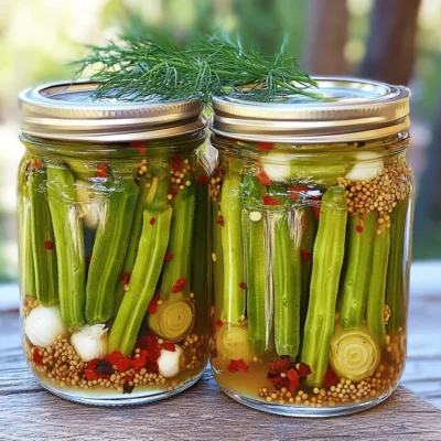 Quick Pickled Okra Flavorful and Simple Recipe