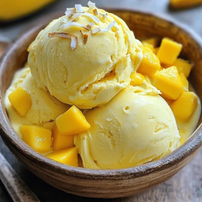 Creamy Mango Ice Cream Delightful and Easy Recipe