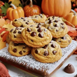 Here’s what you need for these ultimate chewy pumpkin cookies: - 1 cup canned pumpkin puree - 1 cup brown sugar, packed - 1/2 cup granulated sugar - 1/2 cup unsalted butter, softened - 1 large egg - 1 teaspoon vanilla extract - 2 cups all-purpose flour - 1 teaspoon baking soda - 1 teaspoon baking powder - 1 teaspoon pumpkin pie spice - 1/2 teaspoon salt - 1 cup chocolate chips (or your favorite mix-ins like nuts or dried cranberries) If you need substitutes for common allergies, here are some options: - Use coconut oil instead of butter for dairy-free cookies. - Replace the egg with a flaxseed meal for a vegan option. - Use gluten-free flour to make these cookies gluten-free. When choosing pumpkin, I recommend using quality canned pumpkin. Brands like Libby’s and Farmer’s Market are top choices for their rich flavor and smooth texture. For the sugars, try organic brown sugar for a deep flavor and regular granulated sugar for sweetness. Both work well in this recipe. Feel free to mix things up! You can add: - 1/2 cup chopped nuts like walnuts or pecans for a crunchy bite. - 1/2 cup dried fruits like cranberries or raisins for a sweet twist. - A sprinkle of chopped white chocolate for an extra layer of flavor. These add-ins can enhance the taste and make your cookies even more special. Explore different combinations based on your taste! For the full recipe, check out the Ultimate Chewy Pumpkin Cookies. Start by preheating your oven to 350°F (175°C). This step ensures even baking. Next, line two baking sheets with parchment paper. Parchment paper prevents sticking and makes cleanup easy. In a large bowl, cream together the softened butter, brown sugar, and granulated sugar. Mix until the blend is smooth and fluffy. This takes about 3 to 5 minutes. Next, add the canned pumpkin puree and egg. Also, stir in the vanilla extract. Blend everything until well combined. The mixture should be thick and creamy. In another bowl, whisk together the flour, baking soda, baking powder, pumpkin pie spice, and salt. Proper whisking helps mix the dry ingredients well. This step avoids clumps in your flour mixture. Make sure to break any lumps that may form. Using a cookie scoop or tablespoon, drop rounded balls of dough onto the prepared baking sheets. Space them about 2 inches apart to allow for spreading. Bake your cookies for 10 to 12 minutes. The edges should be lightly golden, but the centers should stay soft. This helps achieve that chewy texture. Let the cookies cool on the baking sheet for 5 minutes before moving them to a wire rack. For the full recipe, check the detailed instructions above. To make chewy pumpkin cookies, moisture is key. Pumpkin puree adds natural moisture, which keeps cookies soft. This high moisture also means you should watch your baking time. For chewier cookies, bake for 10 minutes instead of 12. Check them often. Look for edges that are golden but the centers should still look soft. Storing your cookies right helps keep them fresh. Place them in an airtight container at room temperature. This keeps them soft for up to a week. If you want to save dough for later, scoop it into balls. Then freeze them on a baking sheet. Once frozen, transfer them to a ziplock bag. They can last for up to three months. To make these cookies even tastier, try extra spices. A pinch of nutmeg or a dash of ginger works wonders. You can also add a splash of maple extract for a sweet twist. If you want to change up the chocolate chips, use white chocolate or butterscotch chips instead. Nuts or dried fruit can also add a fun crunch. {{image_2}} You can easily make these cookies gluten-free. Just swap out the all-purpose flour. Use a gluten-free flour blend instead. Look for one that has xanthan gum for the best texture. This will help keep your cookies chewy and tasty. To make these cookies vegan, replace the egg with ground flaxseed. Mix one tablespoon of ground flaxseed with three tablespoons of water. Let it sit for five minutes until it thickens. For the butter, use a plant-based alternative. This way, you won’t miss out on flavor or texture. Want to jazz up your cookies? Add a teaspoon of orange zest or lemon zest. This will give a fresh twist to the flavor. You can also mix in spices like cinnamon or nutmeg for a cozy touch. For seasonal variations, try adding cranberries or pecans. These will add crunch and a fun flavor. You can also use white chocolate chips for a sweeter option. The possibilities are endless, and every batch can be unique! For the full recipe, check the Ultimate Chewy Pumpkin Cookies section. To keep your chewy pumpkin cookies fresh, use an airtight container. This helps seal in moisture, keeping them soft and chewy. I recommend stacking the cookies in a single layer if possible. If you have many cookies, you can add parchment paper between layers. This will prevent them from sticking together. Store the container at room temperature, away from sunlight. You can freeze cookie dough to enjoy later. First, scoop the dough into balls and place them on a baking sheet. Freeze them for about an hour until firm. Then, transfer the balls to a freezer bag. Make sure to label the bag with the date. When you're ready to bake, there’s no need to thaw. Just add a couple of extra minutes to the baking time. For baked cookies, let them cool completely before freezing. Place them in an airtight container or freezer bag. They will stay good for up to three months. When you want to eat them, thaw the cookies in the fridge overnight. You can warm them in the oven for a few minutes to restore their chewy texture. These cookies last about a week at room temperature. You’ll know they’re still good if they remain soft and fragrant. If they start to harden or lose their smell, it’s time to toss them. Always check for any signs of mold or unusual smells. For the best taste, enjoy them within the first few days after baking. For the full recipe, check out the Ultimate Chewy Pumpkin Cookies. Yes, you can use fresh pumpkin. Fresh pumpkin has a different texture and flavor. It may be less sweet than canned pumpkin. This can change the taste of your cookies. To use fresh pumpkin, roast and puree it first. Make sure it is smooth and not too watery. Adjust the sugar in your recipe if needed. If you want to replace eggs, there are several good choices. Here are some options: - Mashed banana: Use 1/4 cup per egg. - Applesauce: Use 1/4 cup per egg. - Flaxseed meal: Mix 1 tablespoon with 2.5 tablespoons of water. Let it sit for 5 minutes. - Chia seeds: Use the same method as flaxseed meal. These options can help bind your cookies together without eggs. To check if your cookies are done, look for a few signs. The edges should be lightly golden. The centers should still look soft. You can also gently touch the top. If it springs back, they are likely done. Let them cool on the baking sheet for a few minutes. This helps them set up perfectly. This blog post covered the essential ingredients and steps for baking delicious cookies. We discussed ingredient measurements, allergen substitutions, and shared quality brand recommendations. I offered tips for mixing and baking and outlined methods for achieving the perfect chewy texture. Remember, your cookies can have endless variations. Consider gluten-free or vegan options, and explore seasonal flavors. With proper storage, you can enjoy your cookies longer. Happy baking, and may your cookie creations always turn out perfectly!