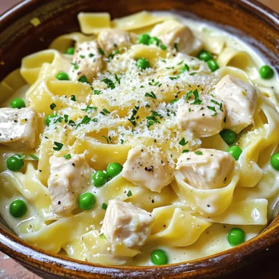 One-Pot Chicken Alfredo Creamy Comfort Dish