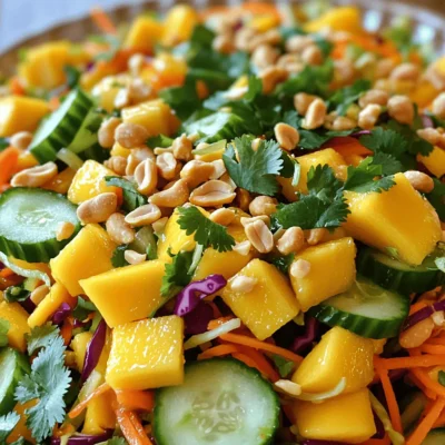 Thai Mango Salad Fresh and Flavorful Delight