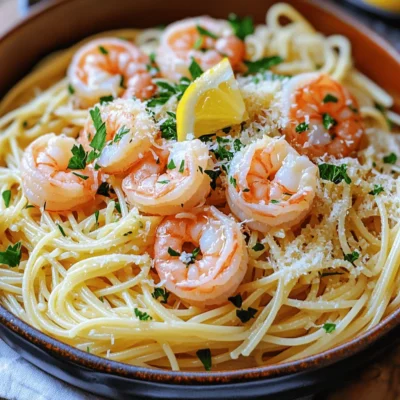 Garlic Butter Shrimp Pasta Rich and Savory Delight