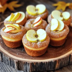 - 1 cup apple cider - 2 cups all-purpose flour - 1/2 cup granulated sugar - 1/4 cup brown sugar, packed Apple cider gives these muffins a warm, sweet flavor. It makes every bite taste like fall. All-purpose flour helps create a nice texture. The mix of granulated and brown sugars adds depth to the sweetness. - 1/2 cup unsweetened applesauce - 1/4 cup vegetable oil - 1 teaspoon vanilla extract Using unsweetened applesauce keeps the muffins moist without adding too much sugar. Vegetable oil helps them stay soft and fluffy. Vanilla extract adds a lovely aroma and extra flavor. - 1/4 cup granulated sugar (for topping) - 1 teaspoon ground cinnamon (for topping) The topping is a simple mix of sugar and cinnamon. This adds a sweet crunch to the warm muffins. It makes them feel like a cozy treat right out of the oven. Adding this topping boosts the flavor and makes them extra special. 1. Preheating the oven and preparing the muffin tin: Start by preheating your oven to 350°F (175°C). While the oven heats up, line a muffin tin with paper liners or spray it with non-stick cooking spray. This step keeps your muffins from sticking and makes cleanup easy. 2. Reducing the apple cider: Next, pour 1 cup of apple cider into a small saucepan. Bring it to a boil over medium-high heat. Once it boils, reduce the heat to low and let it simmer. You want to cook it until it reduces by half, which takes about 10 to 15 minutes. After that, set it aside to cool slightly. 3. Combining dry ingredients: In a medium bowl, whisk together 2 cups of all-purpose flour, 1 teaspoon of baking powder, 1 teaspoon of baking soda, 1 teaspoon of ground cinnamon, 1/2 teaspoon of ground nutmeg, and 1/4 teaspoon of salt. Make sure these dry ingredients are well mixed for even flavor. 4. Mixing wet ingredients: In a large bowl, combine 1/2 cup of granulated sugar, 1/4 cup of brown sugar (packed), 1/2 cup of unsweetened applesauce, 2 large eggs, 1/4 cup of vegetable oil, and 1 teaspoon of vanilla extract. Mix these ingredients well until the mixture is smooth. 5. Incorporating wet and dry mixtures: Slowly add the cooled, reduced apple cider to your wet mixture. Stir it until fully combined. Then, gradually add the dry mixture into the wet mixture. Stir gently until just combined, being careful not to overmix. Overmixing can make your muffins tough. 6. Baking time and testing for doneness: Divide the batter evenly among the muffin cups, filling each about two-thirds full. Bake the muffins for 18 to 20 minutes. To test for doneness, insert a toothpick into the center of a muffin. If it comes out clean, your muffins are ready. These steps will guide you to perfect, cozy Apple Cider Donut Muffins that are sure to delight everyone! To get the best texture in your muffins, avoid overmixing. When you mix the wet and dry ingredients, stop as soon as you see no dry flour. Overmixing makes the muffins tough. Also, ensure your ingredients are at room temperature. Cold eggs or applesauce can affect how well the batter combines. This simple step helps create a light and fluffy muffin. Add spices to boost flavor. A little extra cinnamon or nutmeg makes a big difference. You can also sprinkle some chopped nuts or chocolate chips for a fun twist. Using fresh apple cider is key. It gives muffins a rich, apple flavor. If you can, find cider from a local farm. It adds freshness that store-bought cider may lack. These muffins are best served warm. Place them on a rustic wooden platter for a cozy look. Garnish with thin apple slices and a sprinkle of cinnamon. Pair your muffins with warm apple cider or a hot cup of coffee. The flavors blend perfectly, creating a comforting treat. {{image_2}} You can make these muffins gluten-free. Use a gluten-free flour blend instead of all-purpose flour. Make sure it has xanthan gum for binding. You can also add a binder like ground flaxseed or chia seeds mixed with water. This helps hold the muffins together. Add some fun flavors to your muffins! You can mix in chopped nuts like walnuts or pecans for crunch. Chocolate chips are also a great choice for a sweeter touch. If you want to spice things up, try adding ginger or cardamom. These spices give the muffins a warm, cozy taste. Want to lessen the sugar? You can reduce the granulated sugar by a third. This keeps the muffins sweet without being too sugary. For a sugar swap, use honey or maple syrup instead. These options add a unique flavor and can be healthier. Enjoy experimenting with these variations to suit your taste! To keep your Apple Cider Donut Muffins fresh, store them in an airtight container. Place parchment paper between layers to avoid sticking. These muffins taste best when eaten within three days. Keep them at room temperature if you plan to eat them quickly. If you want to enjoy them later, freezing is a great option. To freeze your muffins, let them cool completely after baking. Wrap each muffin in plastic wrap. Then, place them in a freezer bag. Label the bag with the date. When you're ready to eat, take out a muffin and let it thaw at room temperature. You can also heat it in the microwave for about 15-20 seconds. When stored properly, your Apple Cider Donut Muffins will stay fresh for about three days at room temperature. In the freezer, they can last up to three months. Always check for any signs of freezer burn before eating. Enjoying them fresh will give you the best taste! Enjoy these muffins warm. They taste great fresh out of the oven. Serve them on a rustic wooden platter for a cozy vibe. Pair them with a warm drink like apple cider or coffee. A little butter or cream cheese can elevate the taste too. You might even sprinkle some extra cinnamon sugar on top for a sweet kick. Yes, you can make these muffins ahead of time. Bake them and let them cool completely. Store them in an airtight container at room temperature for up to three days. If you want to keep them longer, freeze them. Just wrap each muffin in plastic wrap and place them in a freezer bag. When ready to eat, let them thaw at room temperature or warm them in the oven. If you don’t have apple cider, you can use apple juice as a substitute. It will change the flavor slightly but still taste great. You can also use a mix of water and a bit of lemon juice for a similar tartness. For an adult twist, try hard cider. Each option brings its own flavor, so feel free to experiment! Making apple cider donut muffins is simple and fun. You mix wet and dry ingredients, then bake them to perfection. You can add spices or nuts for flavor. Follow tips to get the best texture. Store them well for lasting freshness. In the end, enjoy these muffins with friends or as a snack. They are great warm with a drink. I hope this guide helps you bake delicious muffins that impress everyone!