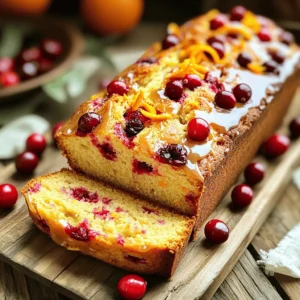 To make this tasty Cranberry Orange Bakery Loaf, gather these simple ingredients: - 2 cups all-purpose flour - 1 cup fresh cranberries, chopped - 1 cup granulated sugar - 1/2 cup unsalted butter, softened - 3 large eggs - 1/2 cup orange juice, freshly squeezed - Zest of 1 orange - 1 teaspoon baking powder - 1/2 teaspoon baking soda - 1/4 teaspoon salt - 1 teaspoon vanilla extract - 1/2 cup walnuts or pecans, chopped (optional) - 1/4 cup powdered sugar (for glaze) - 2 tablespoons orange juice (for glaze) You can swap some ingredients if needed. Use whole wheat flour instead of all-purpose flour for a nuttier taste. If you don’t have fresh cranberries, dried cranberries work too. Just chop them a bit to mix well. You can replace butter with coconut oil for a dairy-free option. For the eggs, try using flaxseed meal mixed with water. This will keep it vegan and still tasty! Using fresh ingredients makes a big difference in your loaf. Fresh cranberries bring a vibrant flavor and texture. They add a nice tartness that balances the sweet orange. Fresh orange juice and zest enhance the citrus notes. This will make your loaf burst with flavor. Always choose the best ingredients you can find. This ensures your Cranberry Orange Bakery Loaf is delicious and enjoyable for everyone. 1. Start by preheating your oven to 350°F (175°C). Grease a 9x5-inch loaf pan. 2. In a large bowl, cream together 1/2 cup of softened butter and 1 cup of granulated sugar. Mix until it feels light and fluffy, about 3-5 minutes. 3. Add 3 large eggs to the mix, one at a time. Make sure to mix well after each egg. 4. Next, stir in 1/2 cup of freshly squeezed orange juice, the zest of 1 orange, and 1 teaspoon of vanilla extract. Mix until everything is combined. 5. In another bowl, whisk together 2 cups of all-purpose flour, 1 teaspoon of baking powder, 1/2 teaspoon of baking soda, and 1/4 teaspoon of salt. 6. Gradually add the dry mixture to the wet ingredients. Mix gently until just combined. Be careful not to overmix. 7. Fold in 1 cup of chopped fresh cranberries and, if you wish, 1/2 cup of chopped walnuts or pecans. Make sure they are evenly mixed. 8. Pour the batter into the prepared loaf pan. Use a spatula to smooth the top. 9. Bake for 55-65 minutes. Check if it’s done by inserting a toothpick into the center. It should come out clean. 10. Once baked, let the loaf cool in the pan for about 10 minutes. After that, carefully transfer it to a wire rack to cool completely. 11. For the glaze, whisk together 1/4 cup of powdered sugar and 2 tablespoons of orange juice until smooth. Drizzle this over the cooled loaf before serving. Enjoy your Cranberry Orange Bakery Loaf with a cup of tea or coffee! When making cranberry orange loaf, some mistakes can spoil your efforts. Here are key points to keep in mind: - Overmixing the batter: This leads to a tough loaf. Mix just until combined. - Using old ingredients: Fresh cranberries and eggs make a big difference. Check dates! - Skipping the zest: Orange zest adds vital flavor. Don't skip this step! - Not measuring ingredients: Use proper measuring cups for accuracy. Baking is a science. To take your loaf from good to great, follow these expert tips: - Use room temperature ingredients: This helps the batter blend smoothly. Let eggs and butter sit out before use. - Add a touch of spice: A dash of cinnamon or nutmeg can enhance the flavor. Just a little goes a long way. - Cool completely before glazing: This prevents the glaze from melting. Patience pays off! - Experiment with nuts: Try walnuts or pecans for added crunch. Both pair well with cranberries. Using the right tools helps achieve the best outcome. Here are my must-haves: - 9x5-inch loaf pan: A good-quality pan ensures even baking. Avoid dark pans as they can burn the loaf. - Mixing bowls: Use large bowls for easy mixing. A set of different sizes is handy. - Whisk and spatula: These tools help combine ingredients well. A rubber spatula is great for folding in cranberries. - Cooling rack: This allows air to circulate. It helps the loaf cool evenly and keeps it from becoming soggy. These tips will help you create a cranberry orange loaf that impresses every time! {{image_2}} To make a gluten-free version, swap all-purpose flour for a gluten-free blend. I suggest using a mix that includes xanthan gum for better texture. Follow the same steps in the recipe. The flavor will still shine through, making this loaf perfect for everyone. You can enhance your cranberry orange loaf with different add-ins. Try mixing in chocolate chips for a sweet twist. Dried fruits like apricots or cherries also work well. Just ensure you chop them into small pieces. These additions can make your loaf even more exciting and flavorful. Seasonal flavors can change your cranberry orange loaf's vibe. For fall, add cinnamon or nutmeg for warmth. In winter, consider using peppermint extract to give it a fresh taste. In spring, add fresh herbs like rosemary or thyme for a unique touch. Each season brings a chance to explore new flavors in this classic recipe. To keep your cranberry orange bakery loaf fresh, wrap it tightly in plastic wrap. You can also place it in an airtight container. Store it at room temperature for up to three days. If you want to keep it longer, the fridge is a good option, but it may dry out. To prevent this, seal it well. Freezing is a great way to save your loaf for later. First, let the loaf cool completely. Then, wrap it in plastic wrap and aluminum foil. This double layer will prevent freezer burn. You can freeze it for up to three months. When you're ready to enjoy it, thaw it in the fridge overnight. If your loaf feels a bit dry after storage, you can refresh it. Preheat your oven to 350°F (175°C). Take the loaf out of the wrapping and place it on a baking sheet. Heat it for about 10-15 minutes. This warms it up and brings back some moisture. Let it cool slightly before slicing. Enjoy it fresh again! To make your cranberry orange loaf moist, add extra orange juice. You can also use buttermilk instead of regular milk. Adding a bit more butter helps too. Consider using a mix of fresh and dried cranberries. They add flavor and moisture. Yes, you can use frozen cranberries in this recipe. Just toss them in flour before adding them to the batter. This prevents them from sinking to the bottom. Frozen cranberries work well and are convenient. They still bring that fresh taste to your loaf. The cranberry orange bakery loaf stays fresh for about 3-4 days at room temperature. Store it in an airtight container to keep it moist. If you want it to last longer, refrigerate it for up to a week. You can also freeze it for up to three months. Just wrap it well in plastic wrap and foil. In this post, we explored every step for making cranberry orange loaf. We covered key ingredients, how to prepare and bake, and tips for success. You learned about ingredient swaps and variations to fit your taste. Proper storage methods ensure your loaf stays fresh. I hope these insights help you create a delicious treat. Enjoy baking and sharing this delightful loaf!